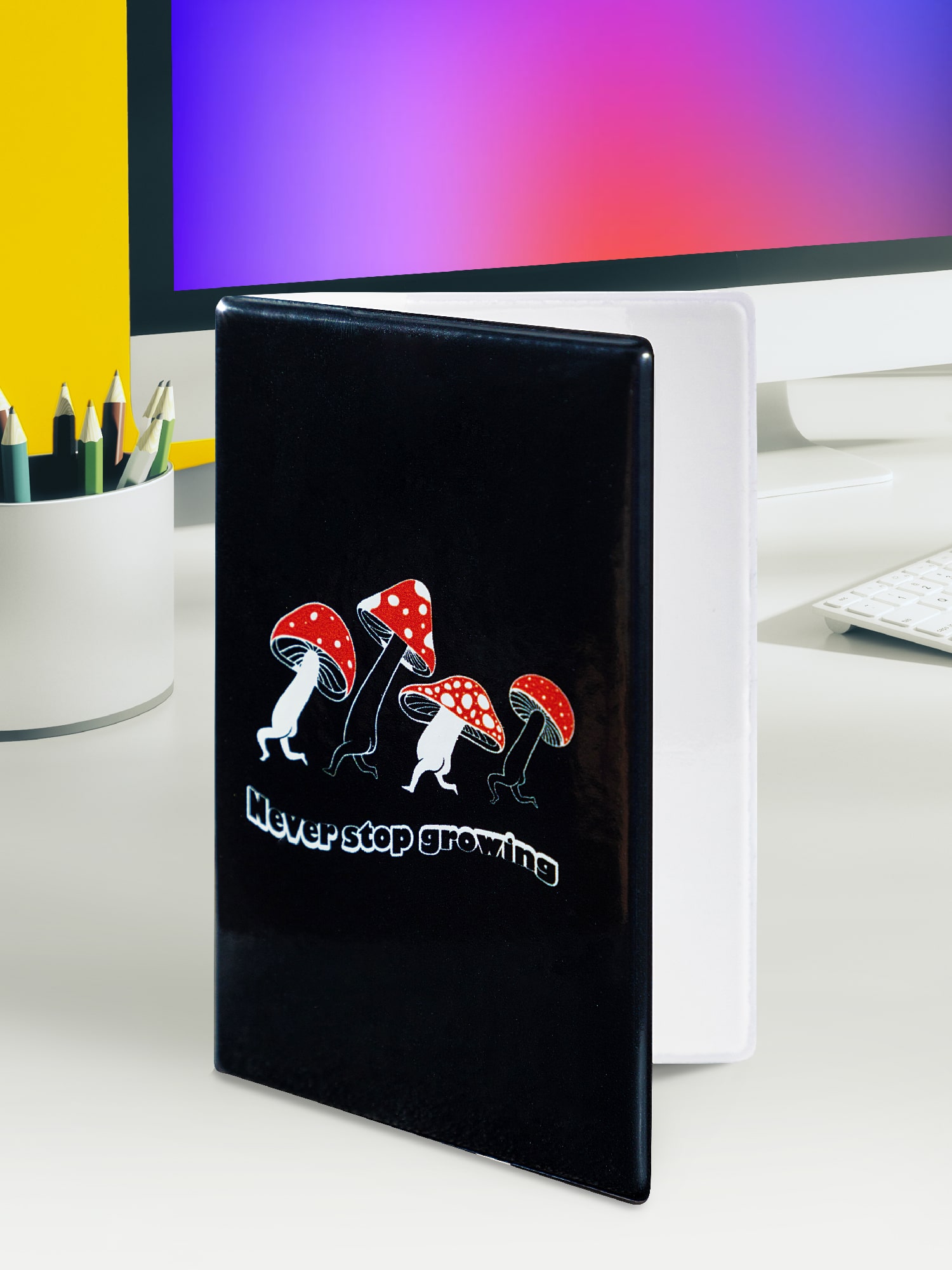 Обложка для паспорта Crazy Getup Mushrooms 1