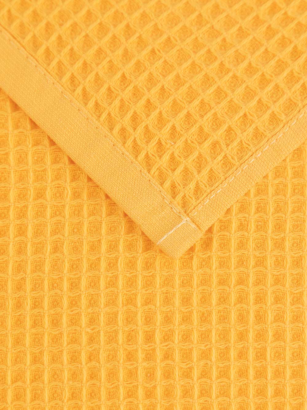 Комплект вафельных полотенец, мятный/манго, Унисон 7