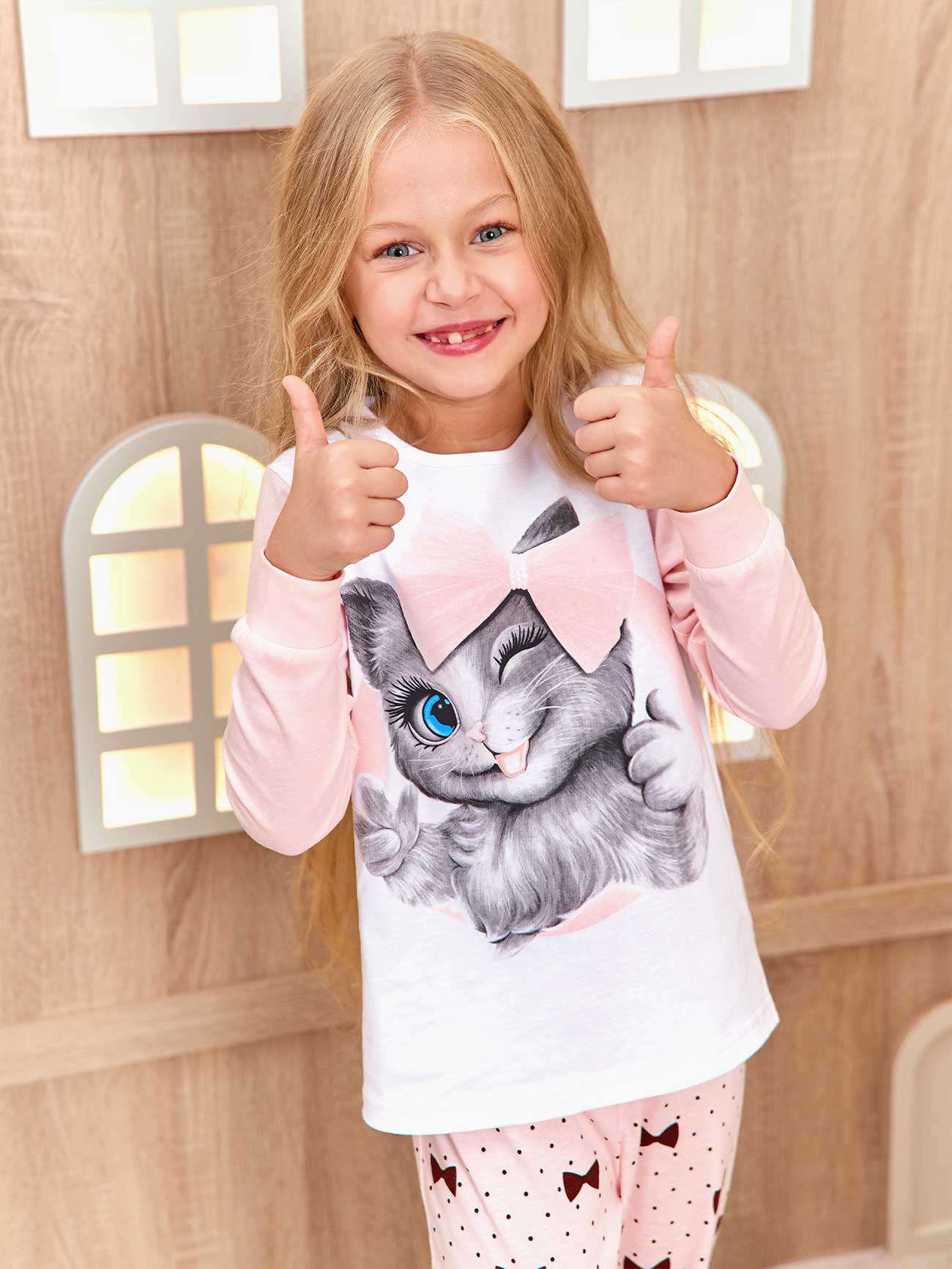 Пижама "Кошка с бантом", Juno 5