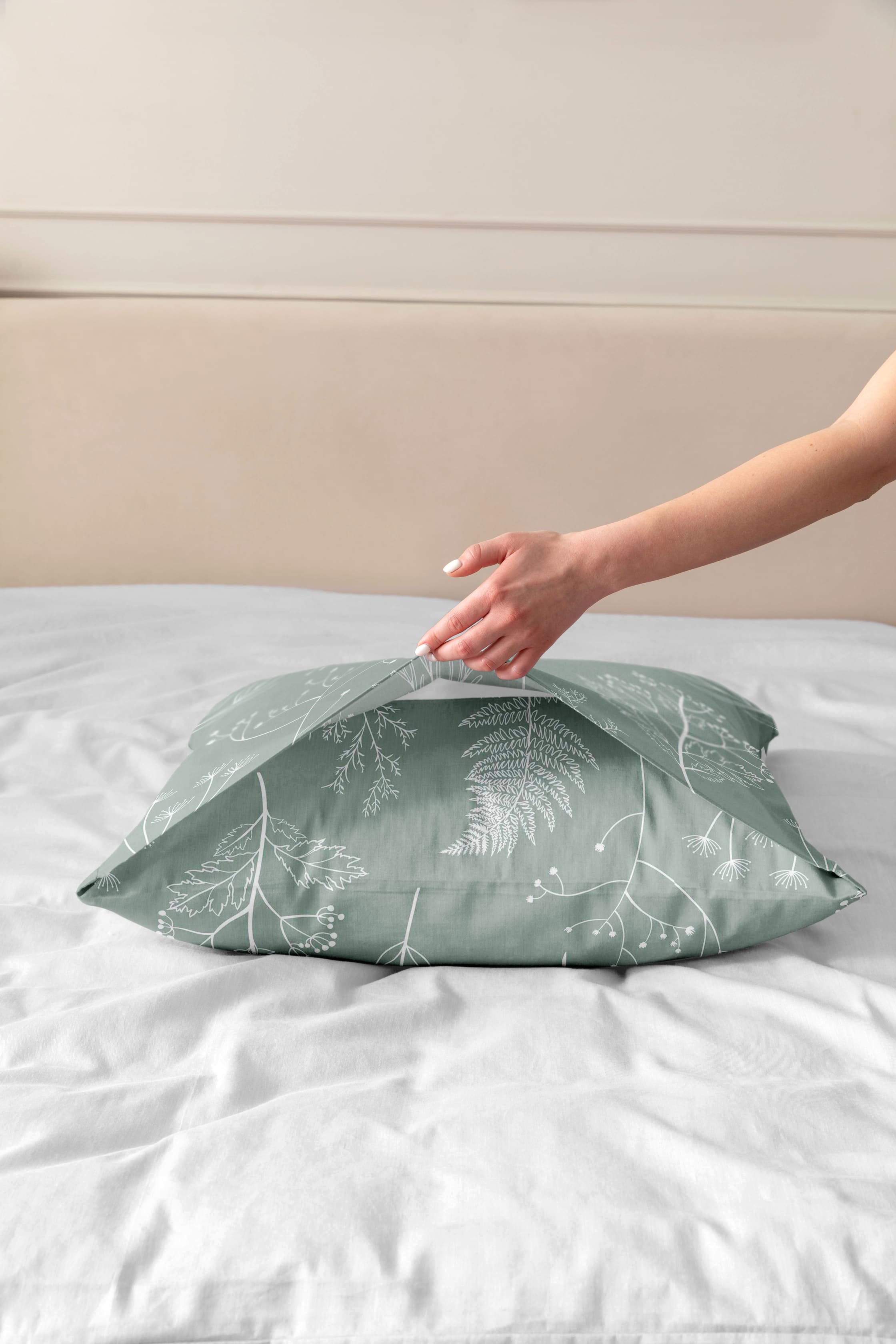 Комплект наволочек Унисон Ботанический сад Шалфей 2