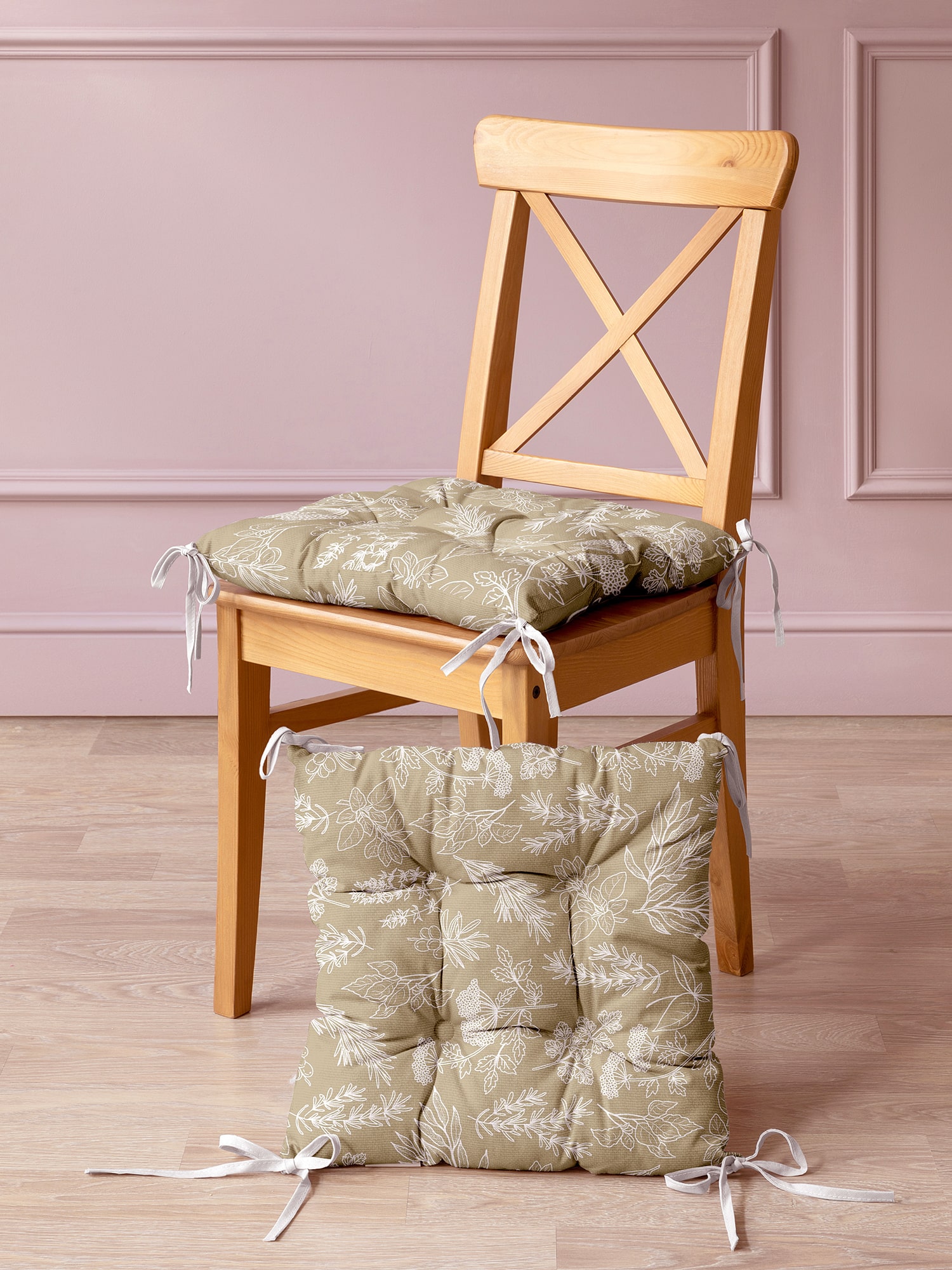 Комплект подушек на стул Унисон Herbarium 1