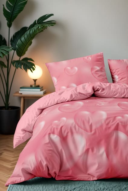 Постельное бельё Флоранс Розовое сердце 5
