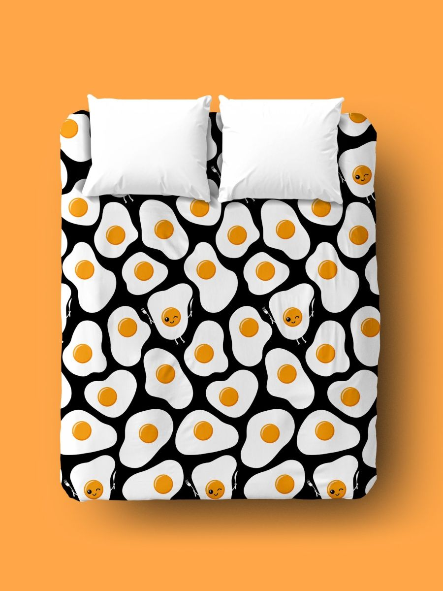Простыня на резинке Crazy Getup Eggs 0