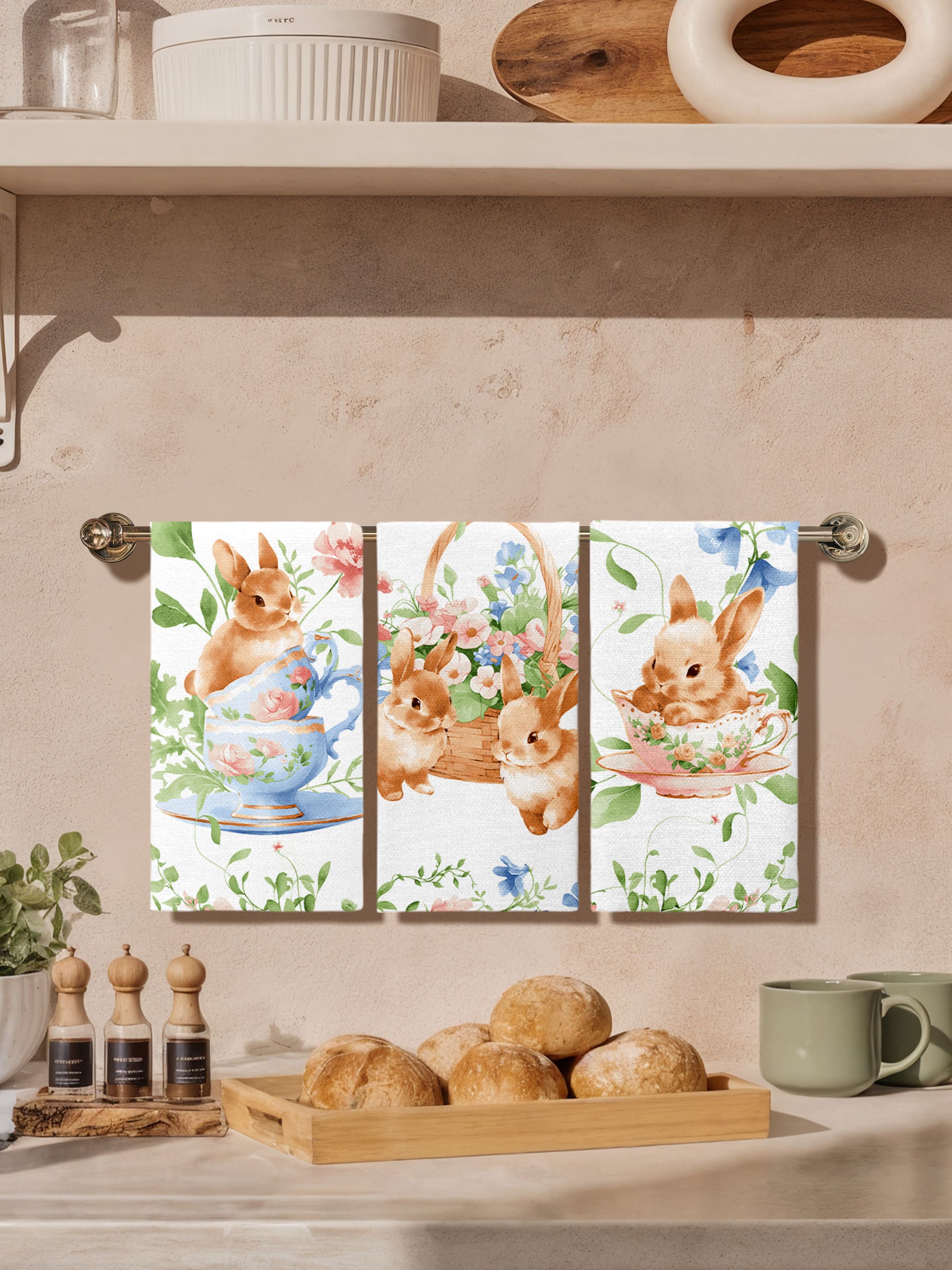 Комплект полотенец Унисон Милые кролики 1