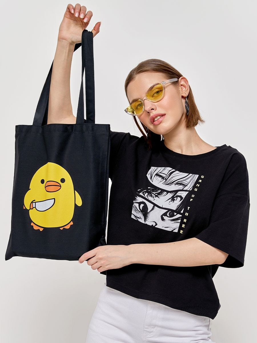 Сумка-шопер Crazy Getup Danger duck 2