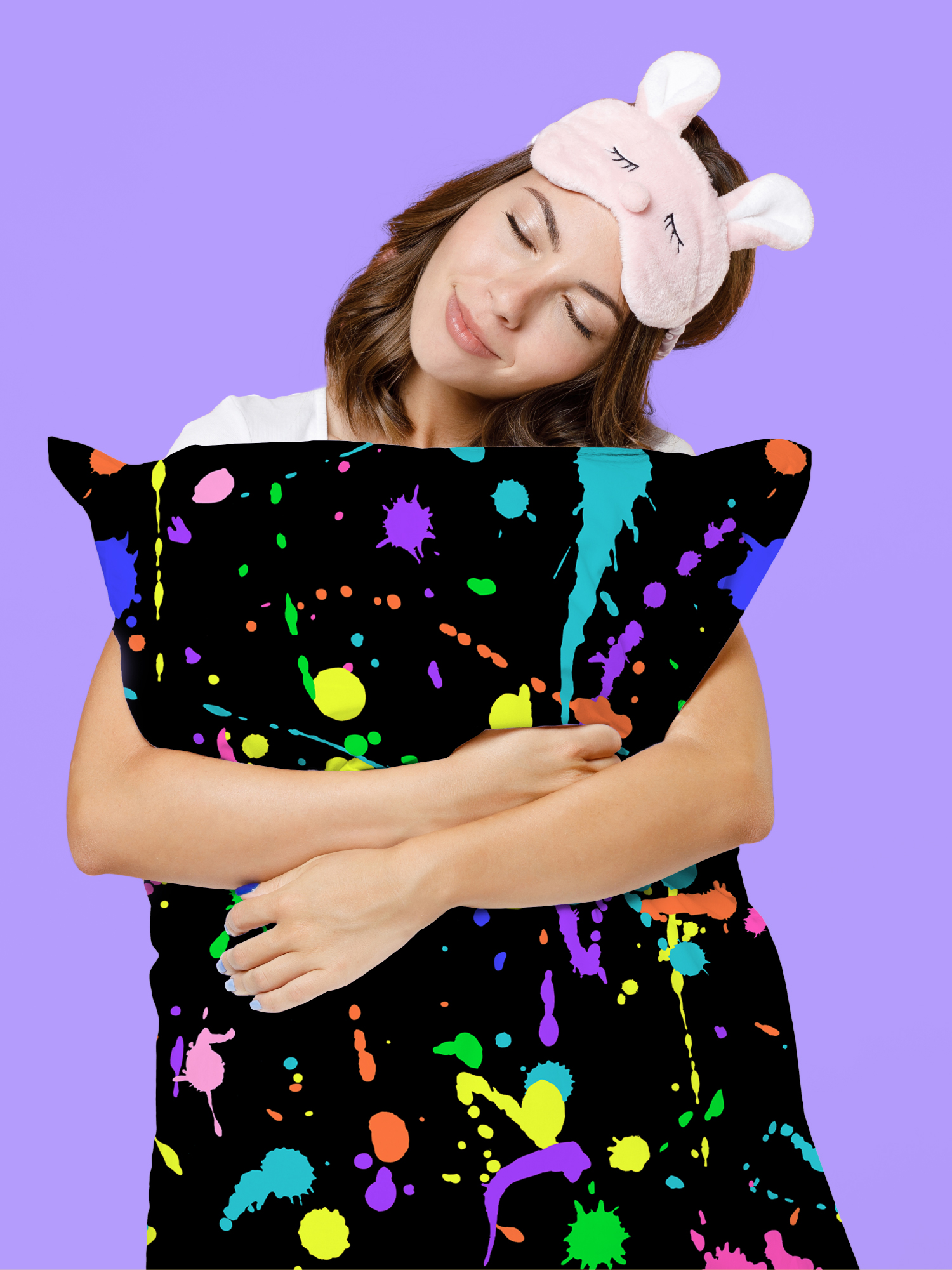 Комплект наволочек, Paint Black, Crazy Getup 2