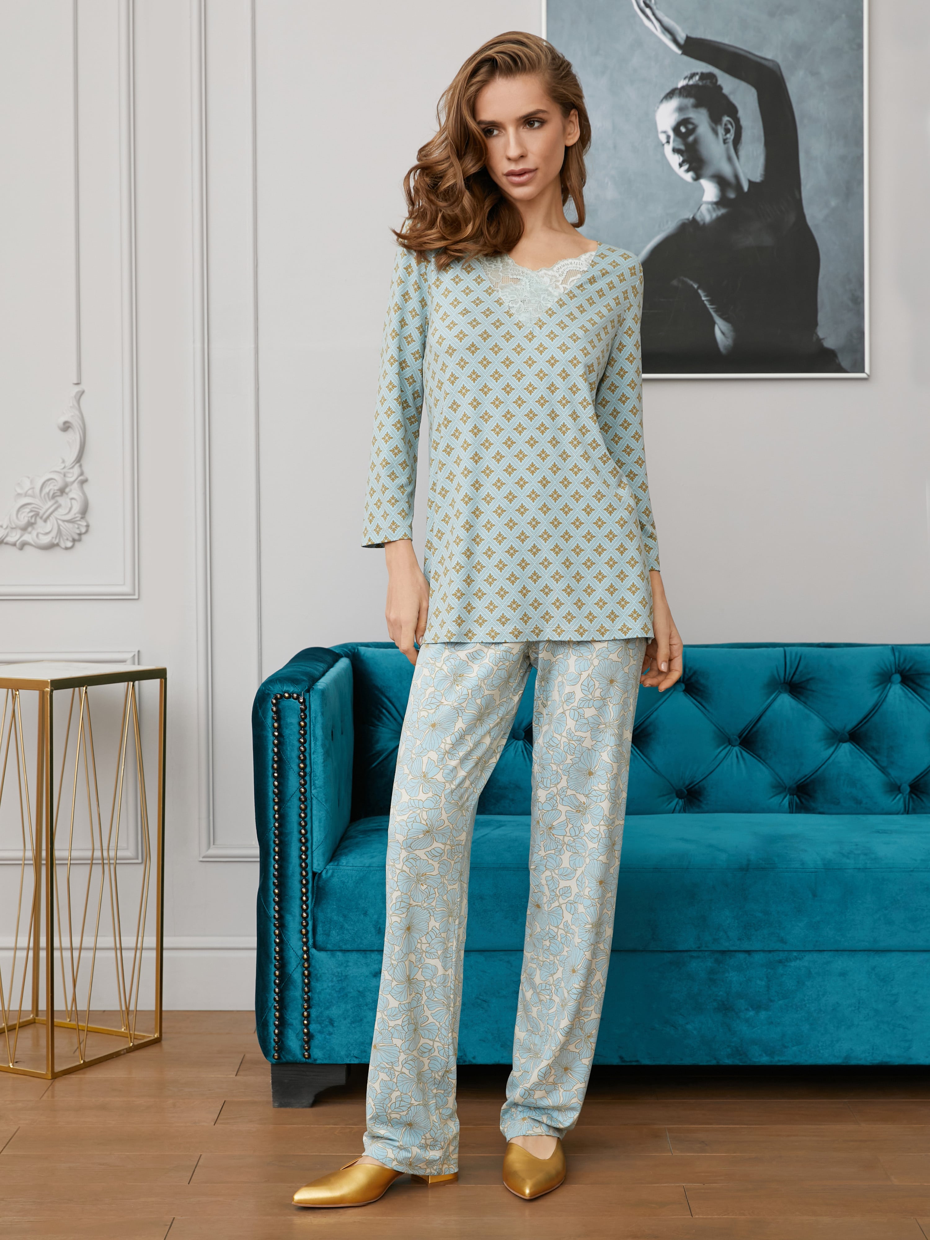 Пижама Mia Cara Цветы 0