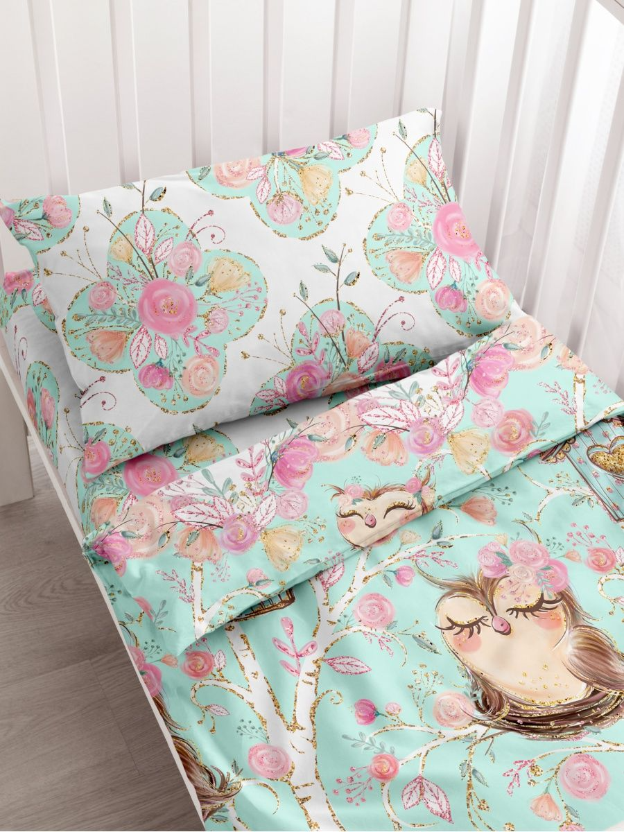 Постельное бельё Juno Owls family 3