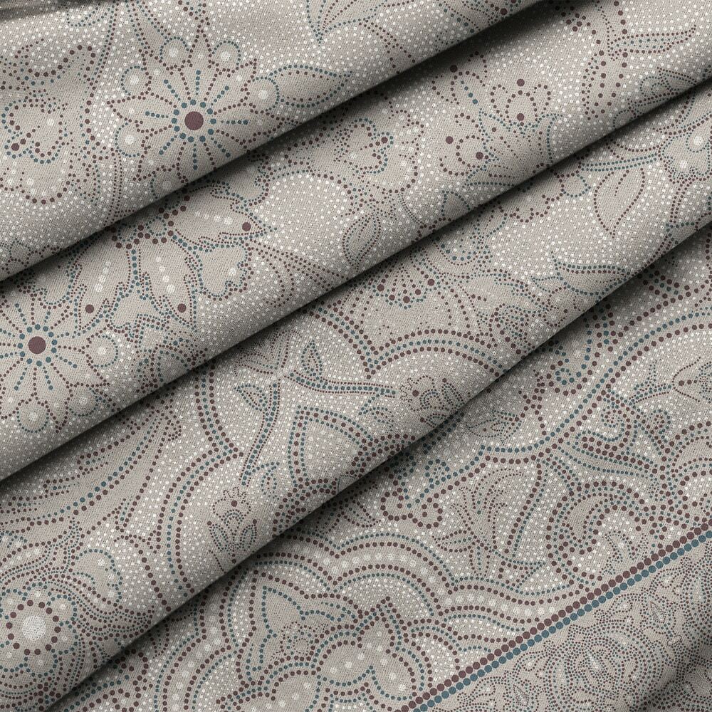 Комплект скатерть рогожка + 6 салфеток "Ожерелье", Mia Cara 3