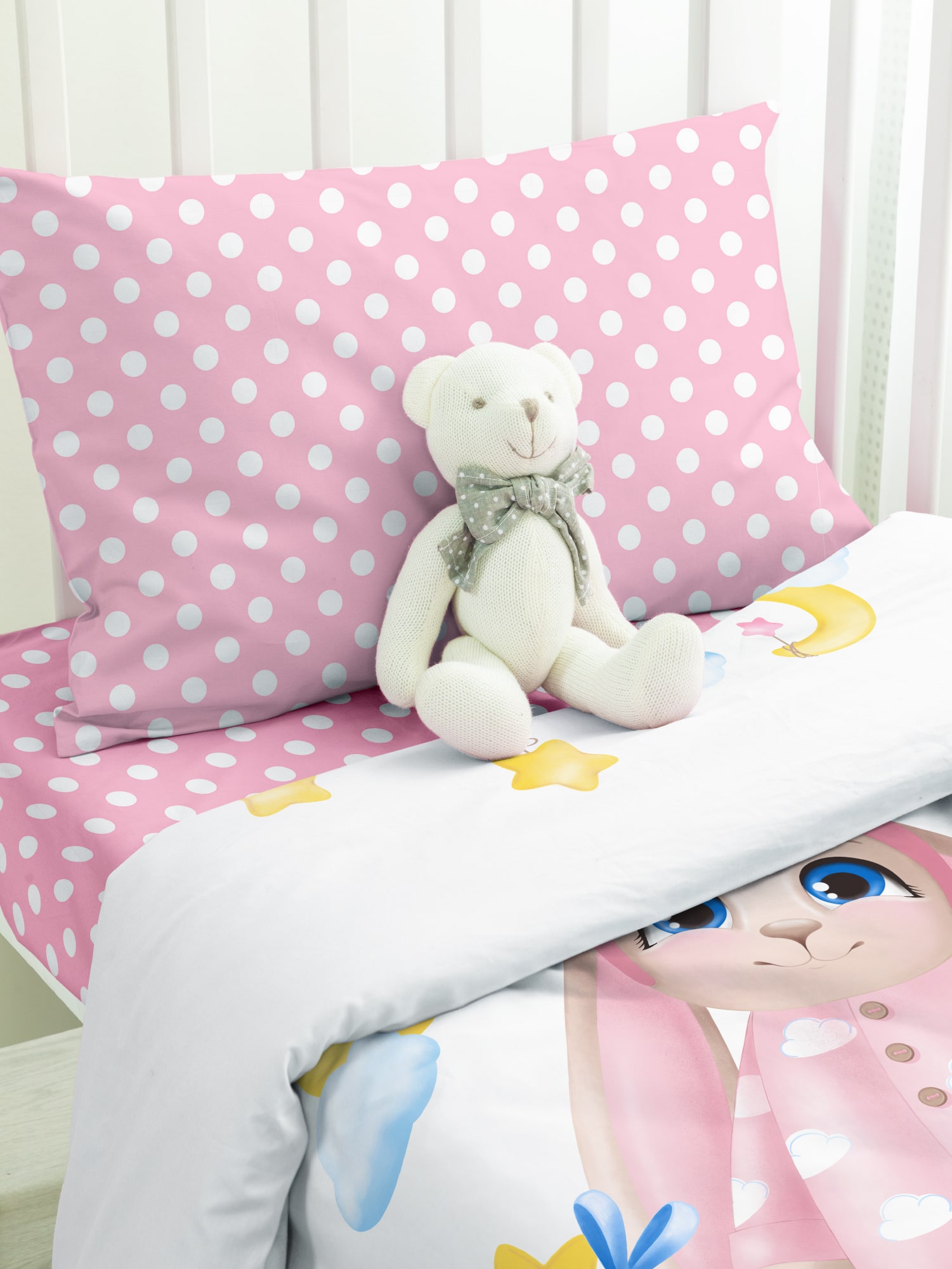 Постельное бельё Juno Зайка-звездочка 4