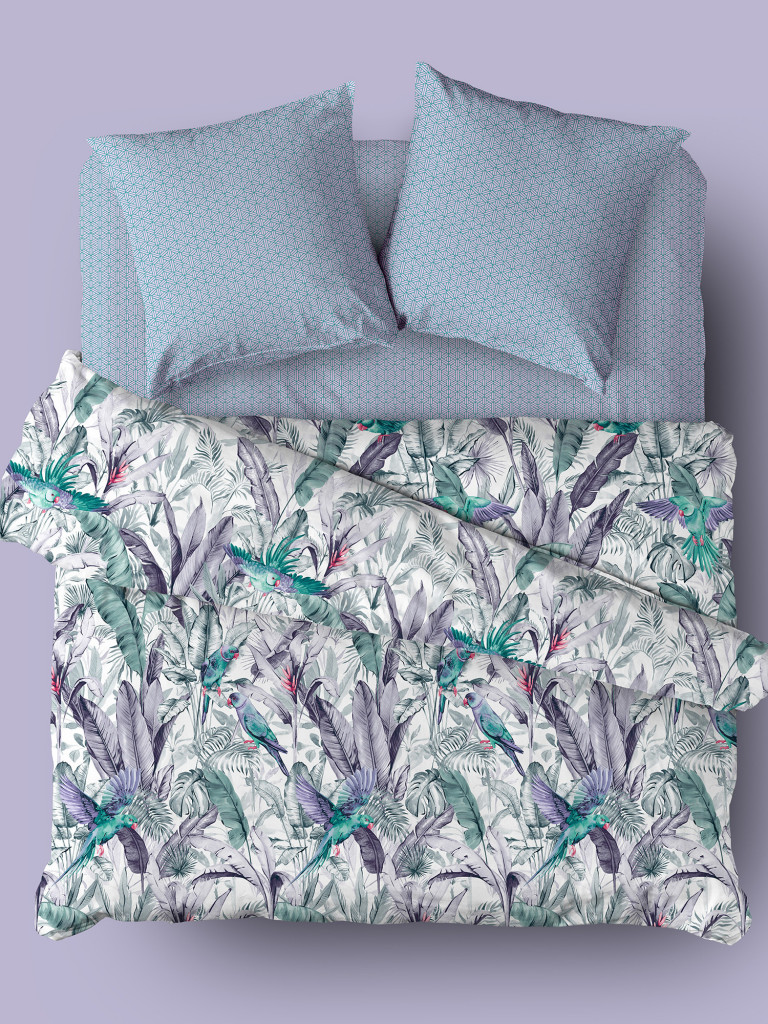 Постельное бельё Mia Cara Озорные попугаи 5