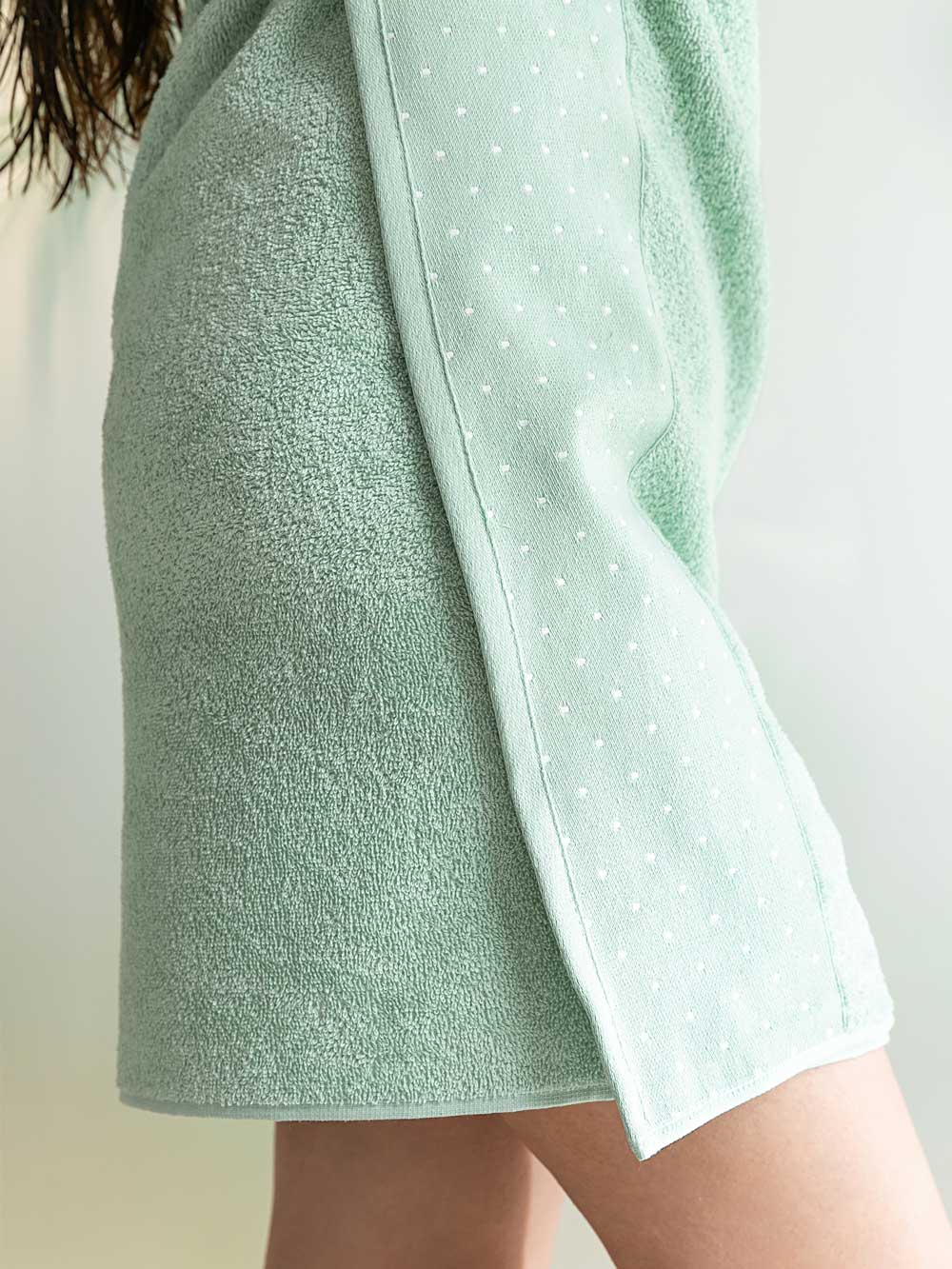 Комплект полотенец "Красотка", зеленый, Mia Cara 4