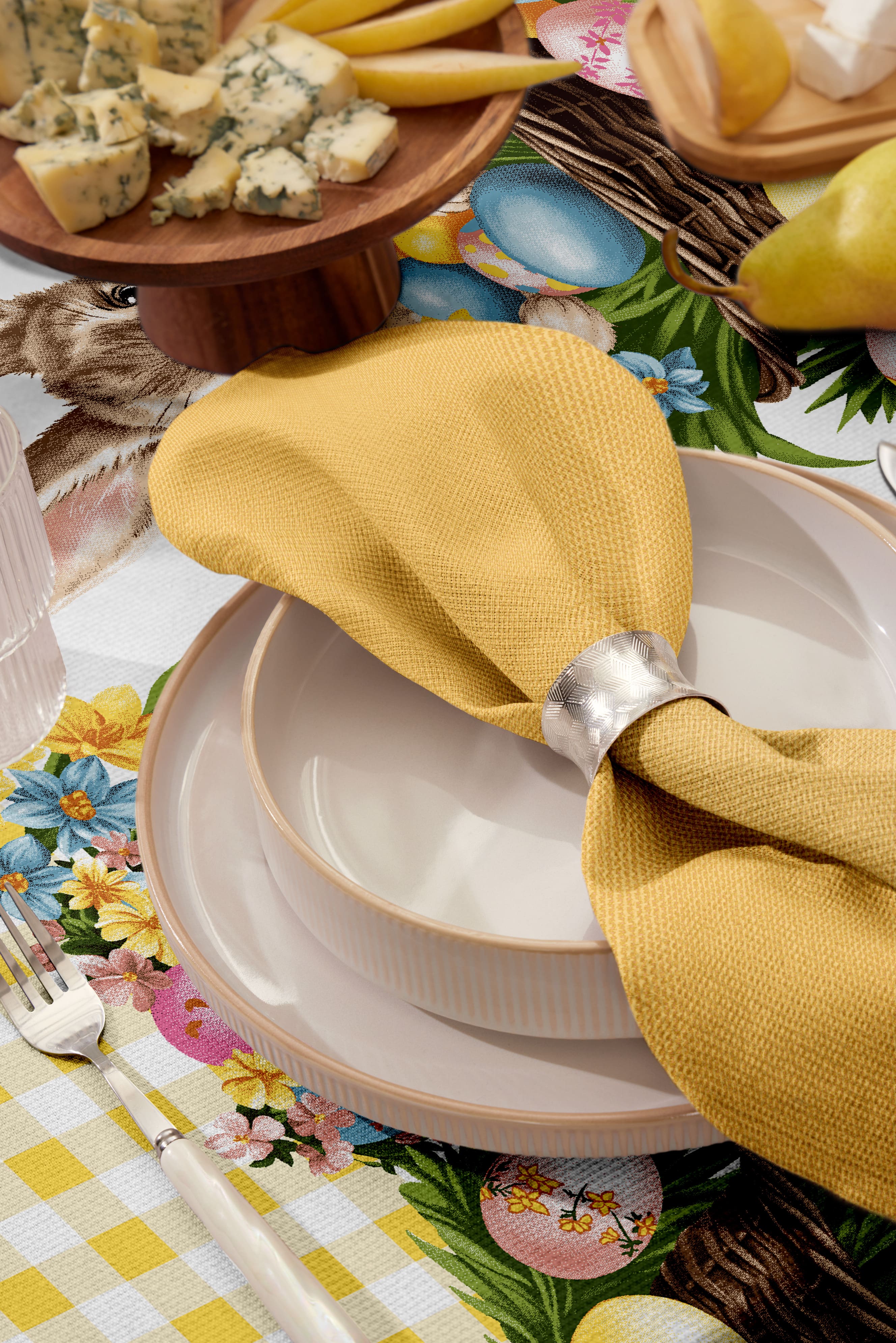 Скатерть-дорожка Унисон Пасхальный кролик 2