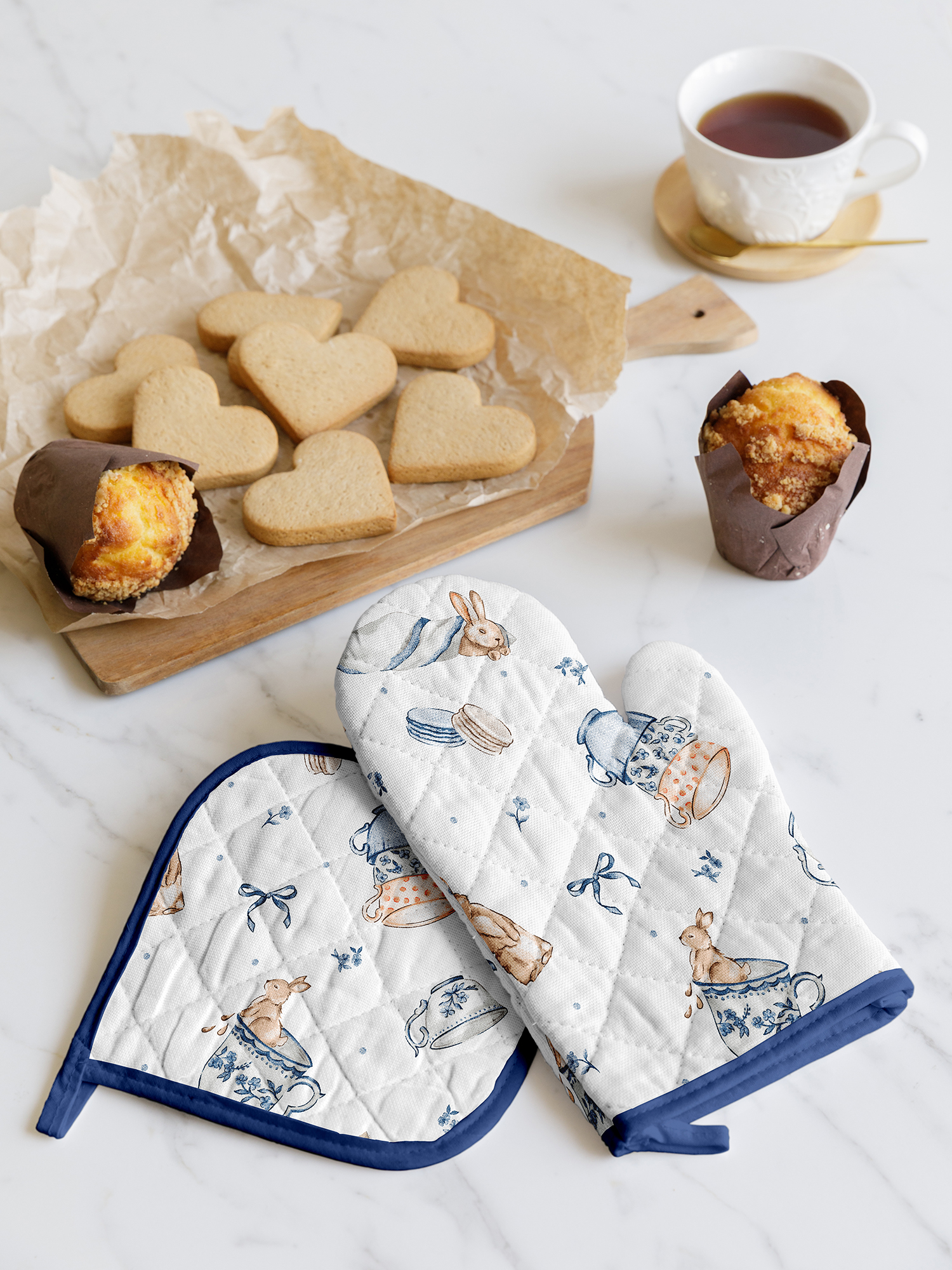 Комплект кухонный "Зайчики", Mia Cara 0