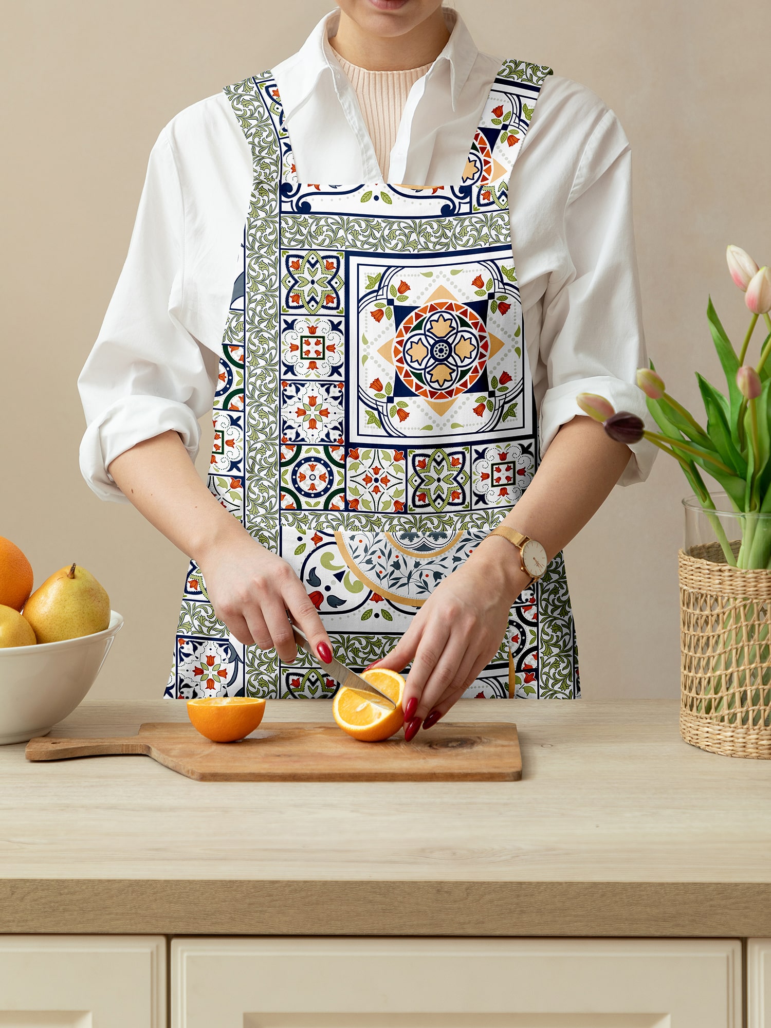 Фартук с карманом Mia Cara Азулежу 1
