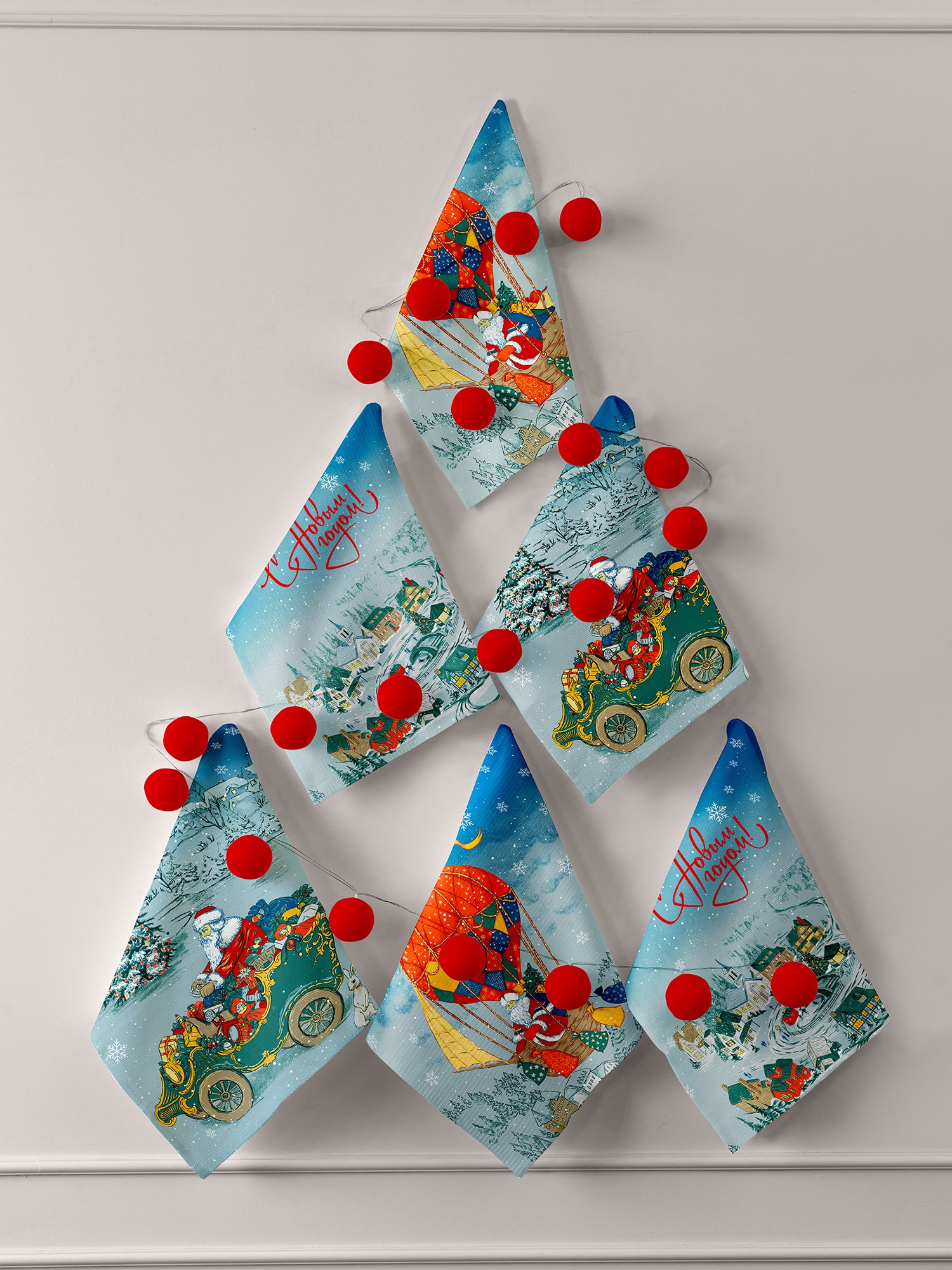 Комплект полотенец Mia Cara Старинные открытки 2