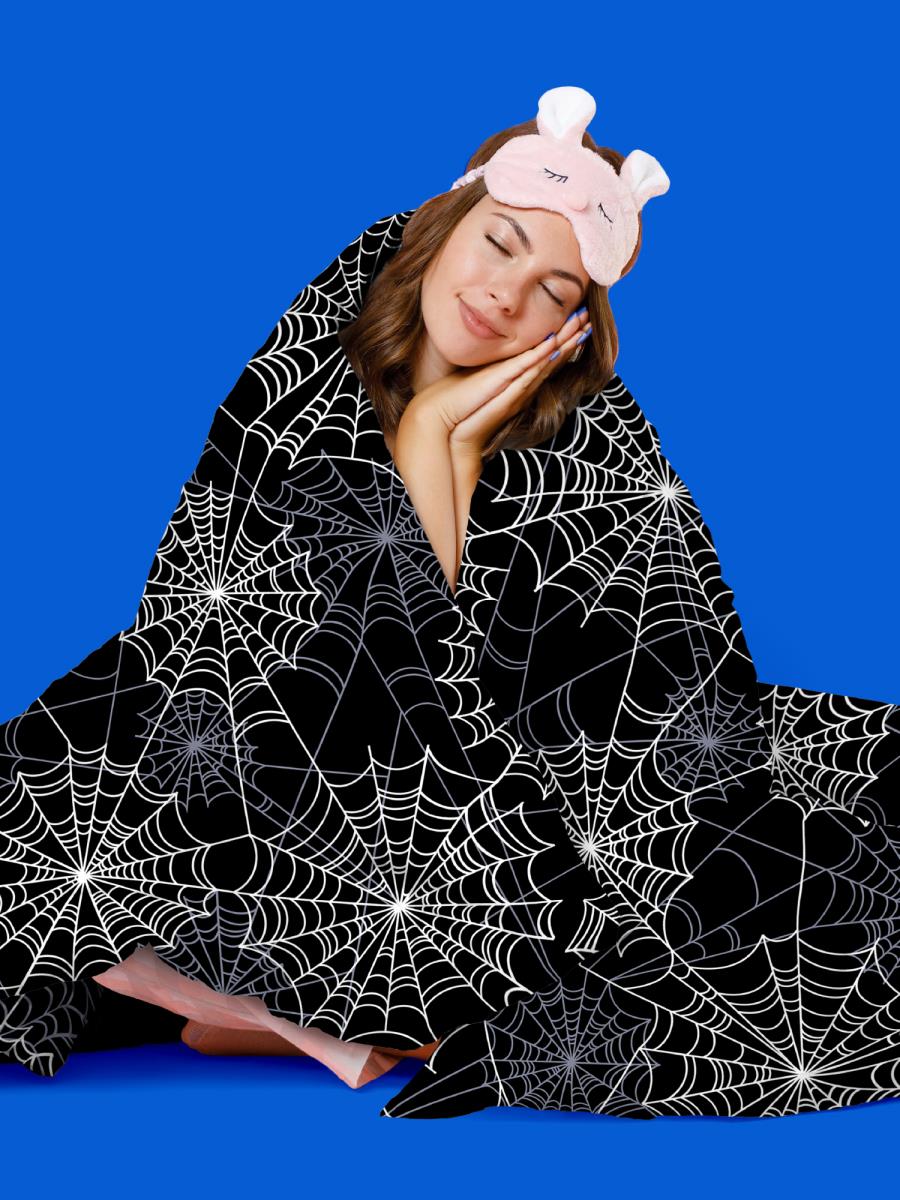 Пододеяльник Crazy Getup Spiderweb black 2