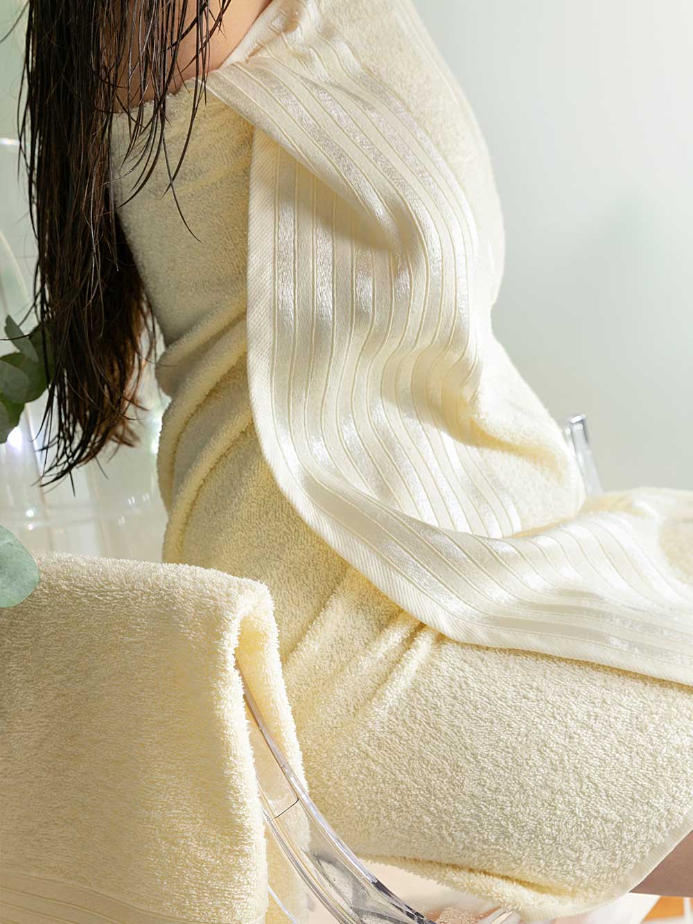 Полотенце махровое "Патрисия", молочный, Mia Cara 3