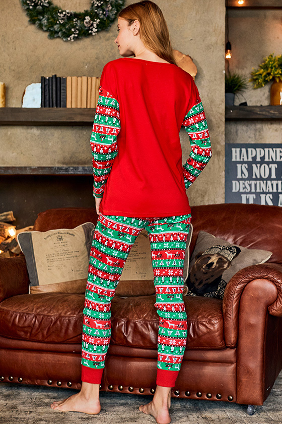 Пижама Happy New Year: лонгслив, леггинсы, Crazy Getup 3