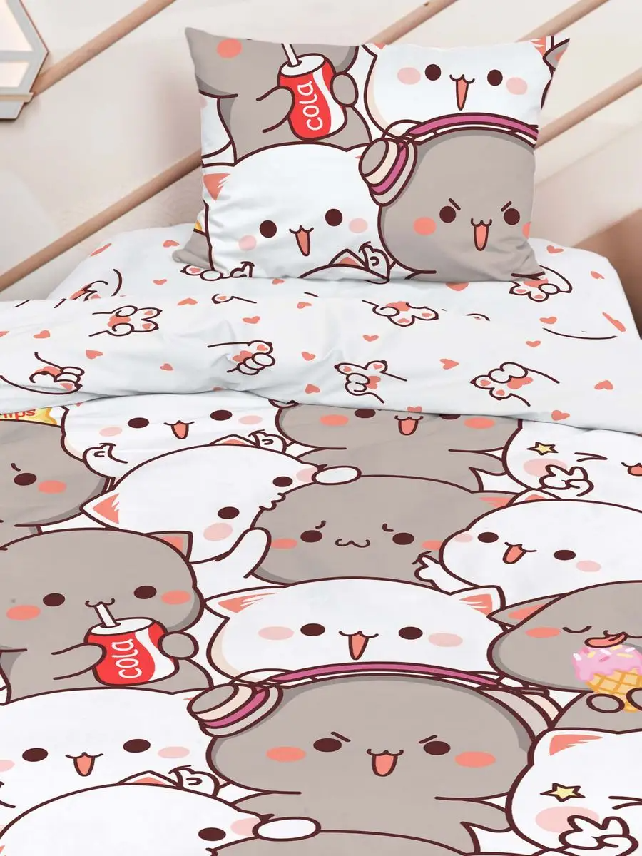 Постельное бельё Juno Kawaii cats 2