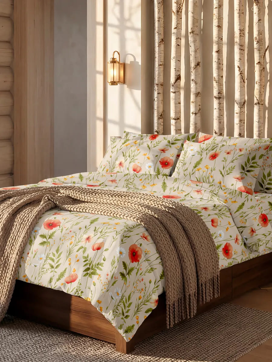 Постельное бельё Флоранс Маковый луг 0