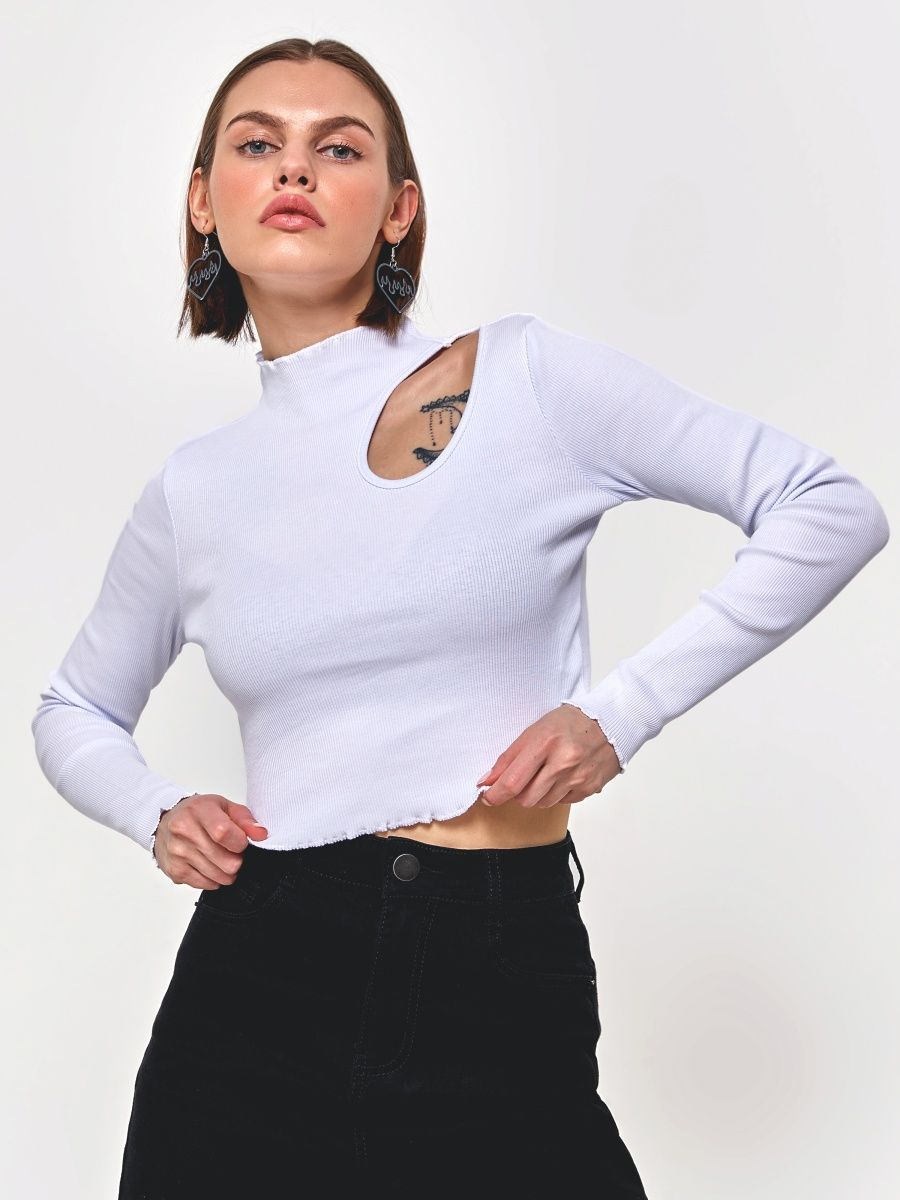 Лонгслив с вырезом Crazy Getup 0