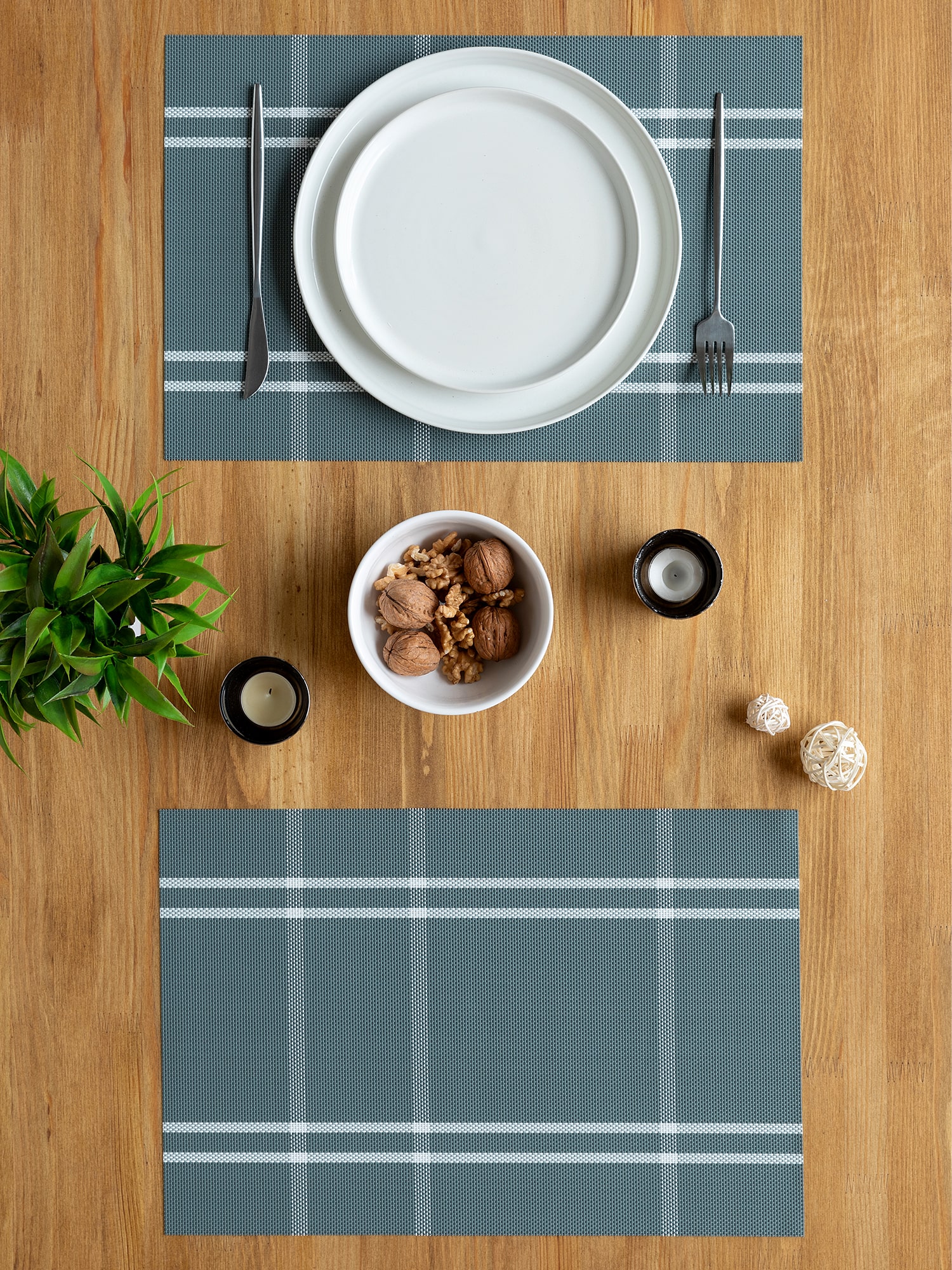 Комплект плейсматов плетеных "Унисон" Nord 45х30 (4 шт.) 1