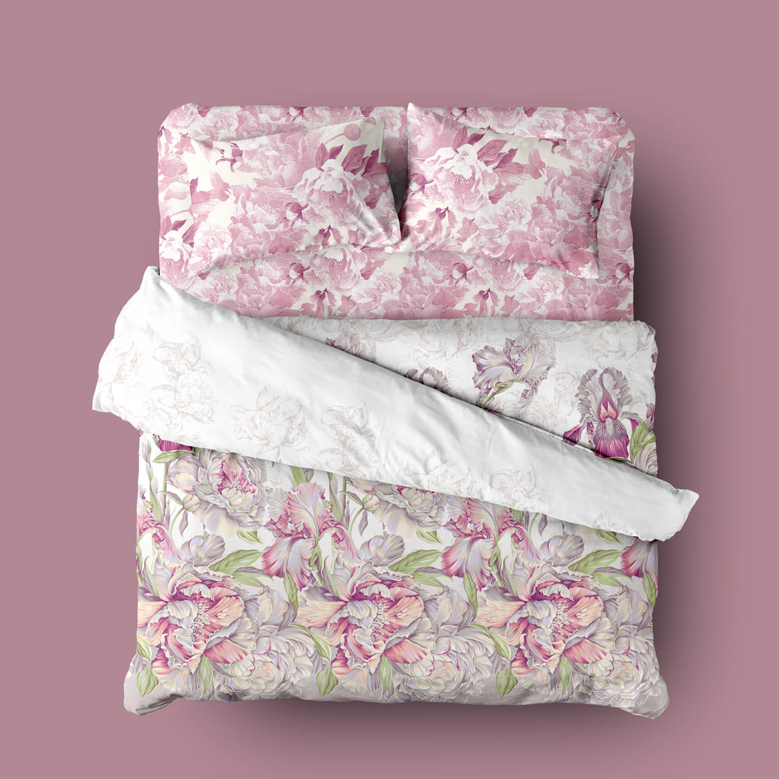 Постельное бельё Mia Cara Царство пионов 2/2 0
