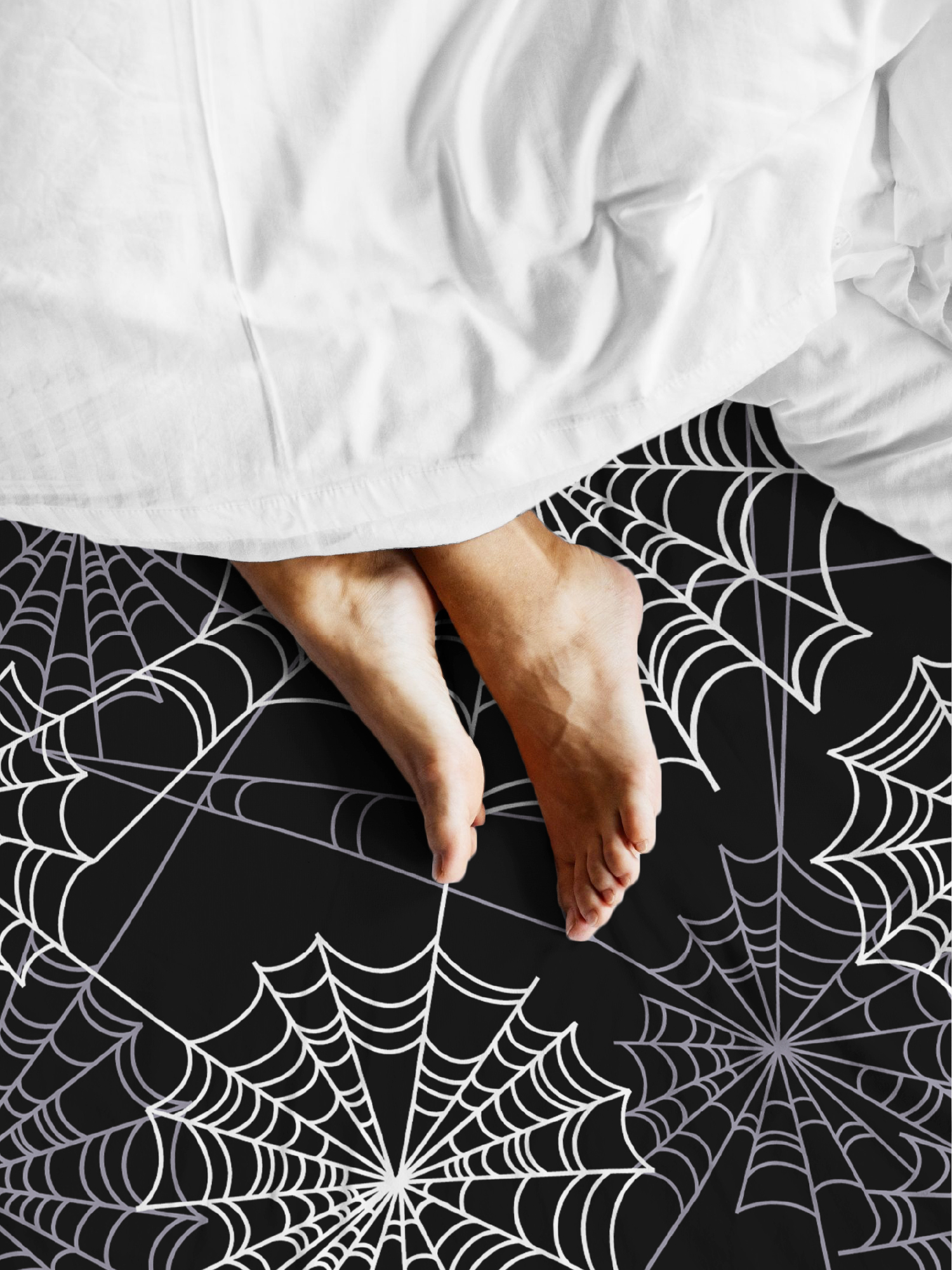 Простыня Spiderweb black, Crazy Getup 1