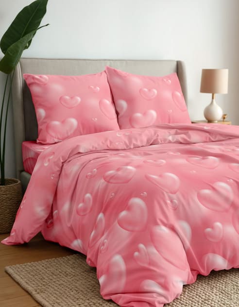 Постельное бельё Флоранс Розовое сердце 6