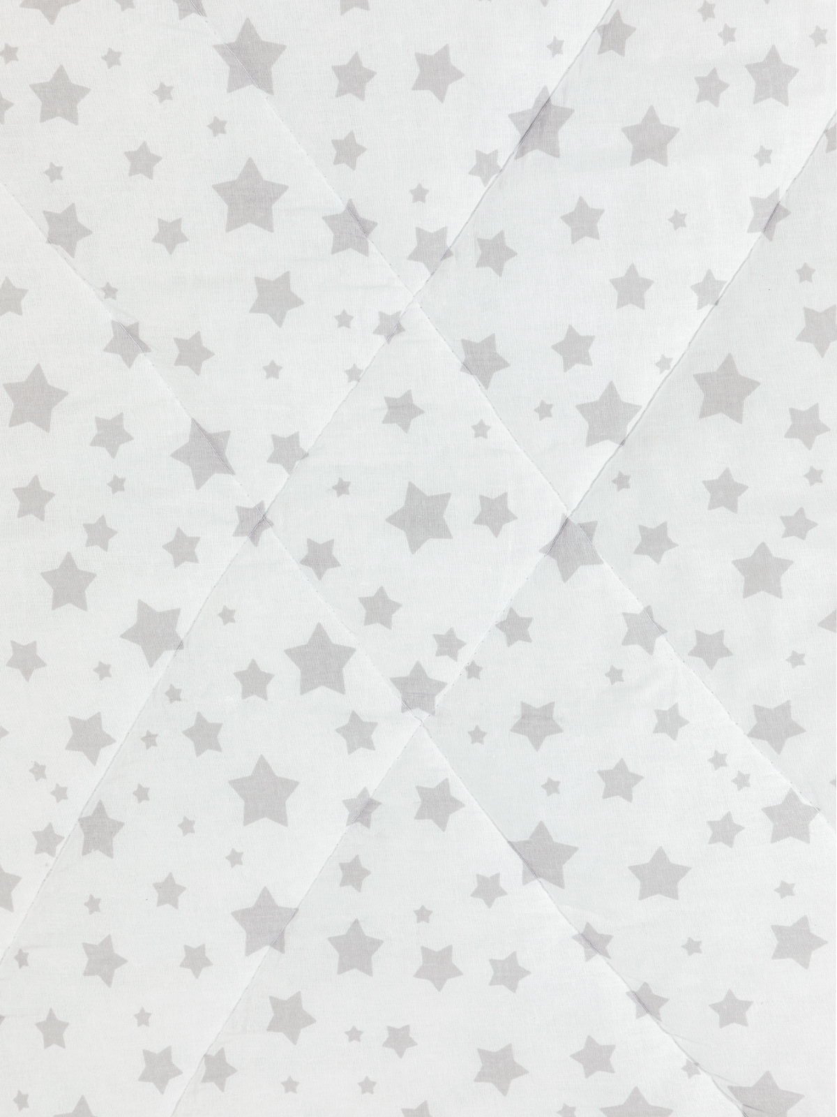 Одеяло в детскую кроватку "Серые звезды", Juno 3