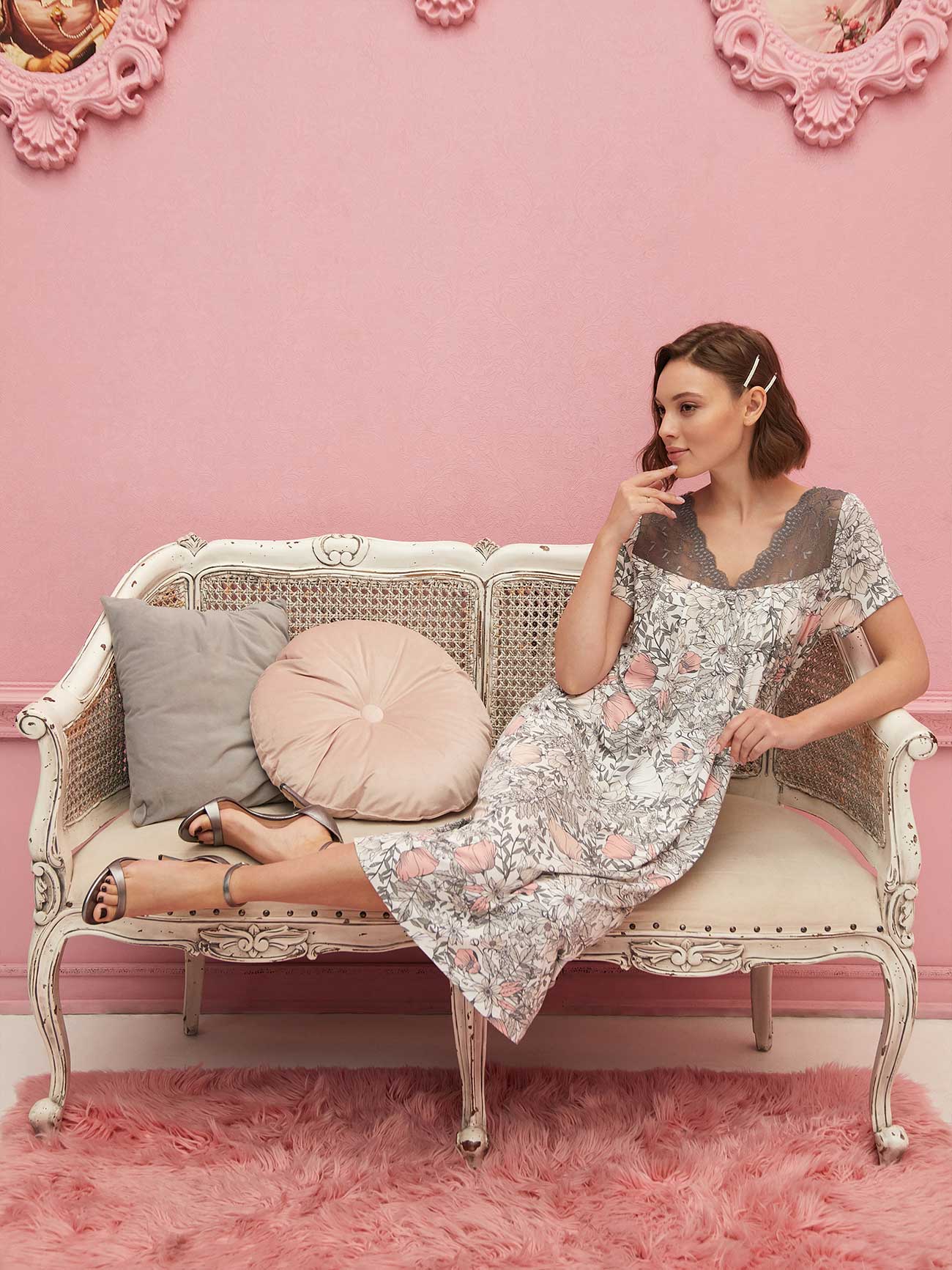 Сорочка Jardin eveille  Цветы, Mia Cara 7