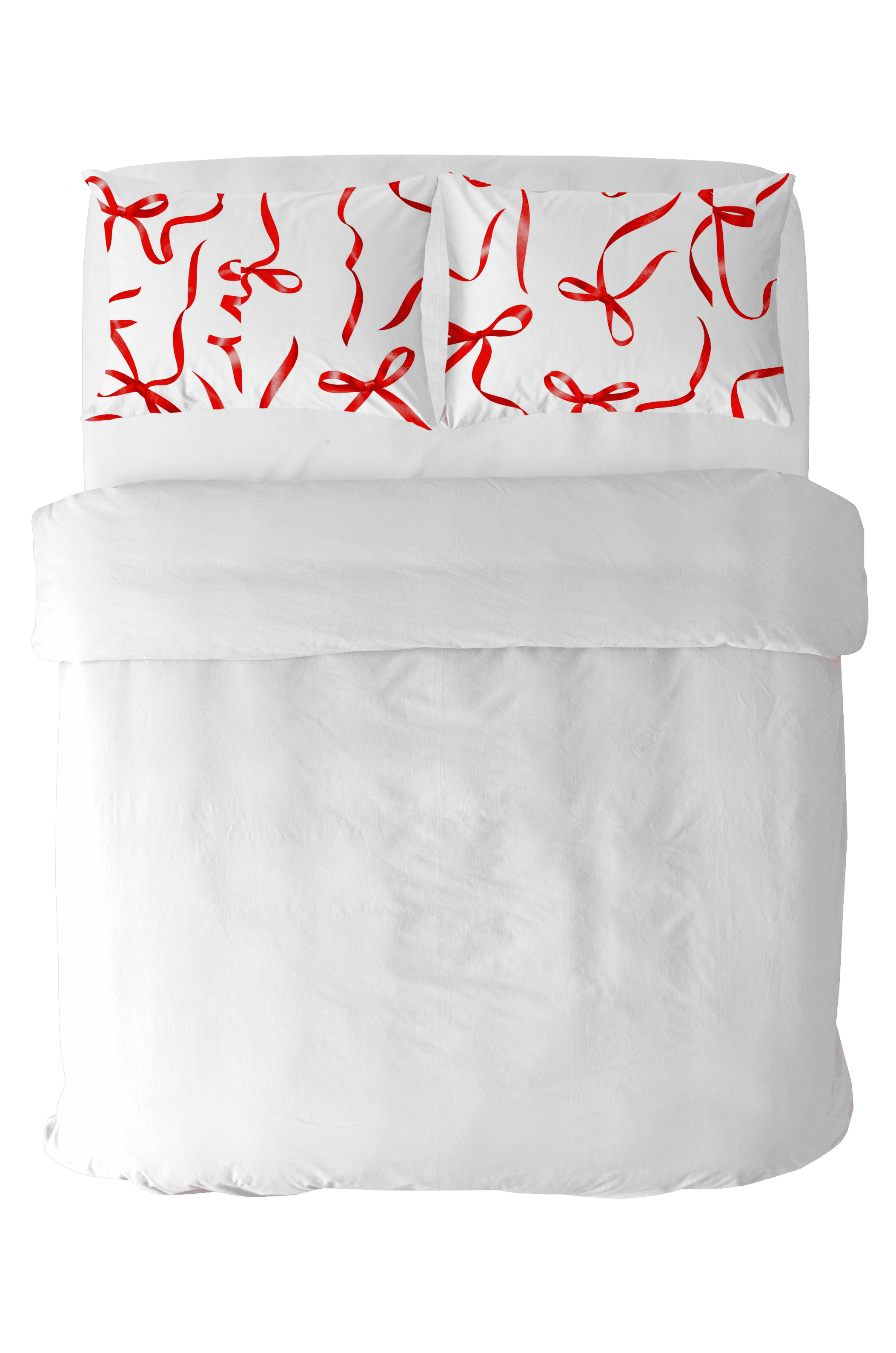 Комплект наволочек Унисон Алые банты 0