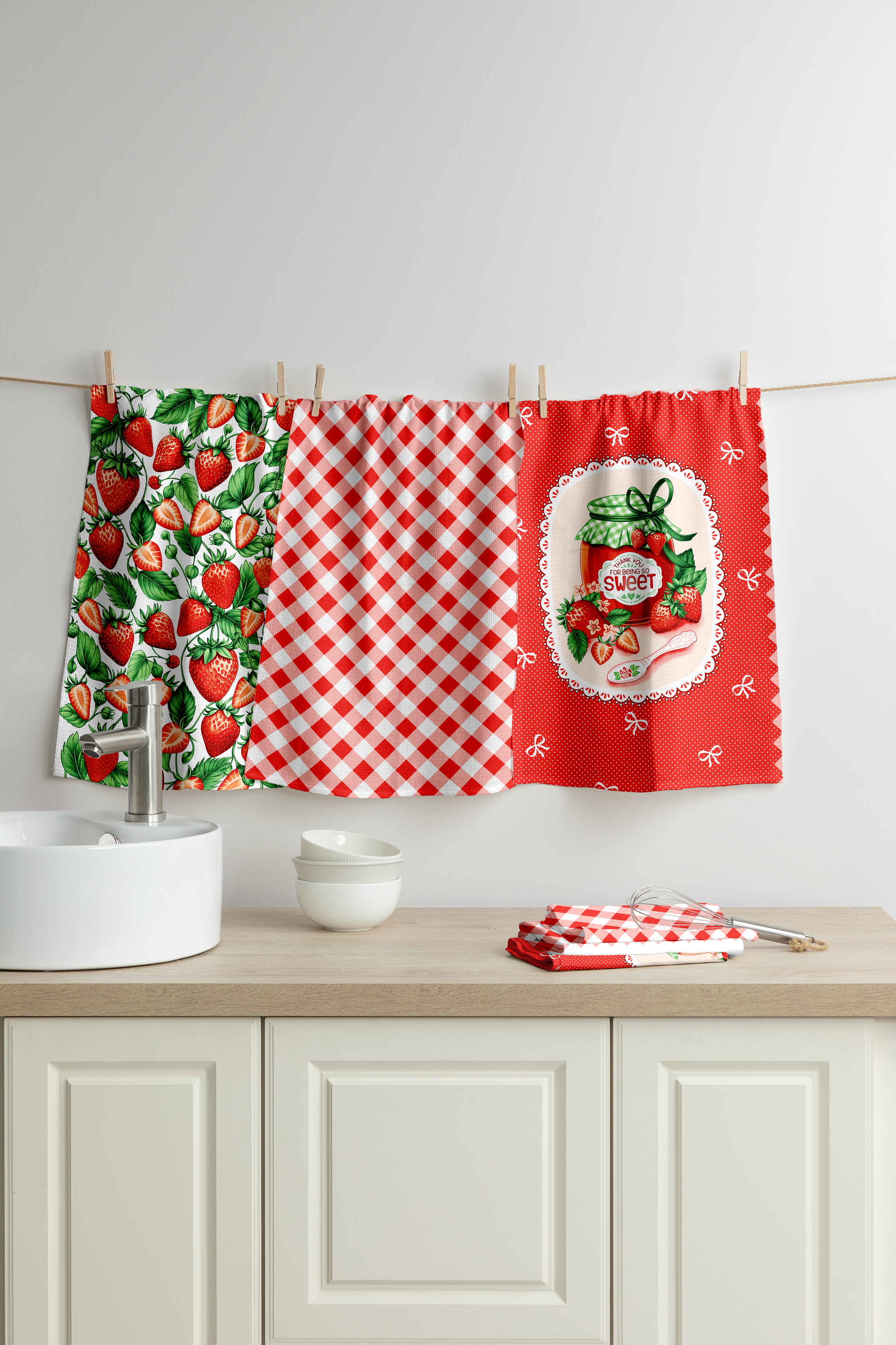 Комплект полотенец Mia Cara Сладкая клубника 0