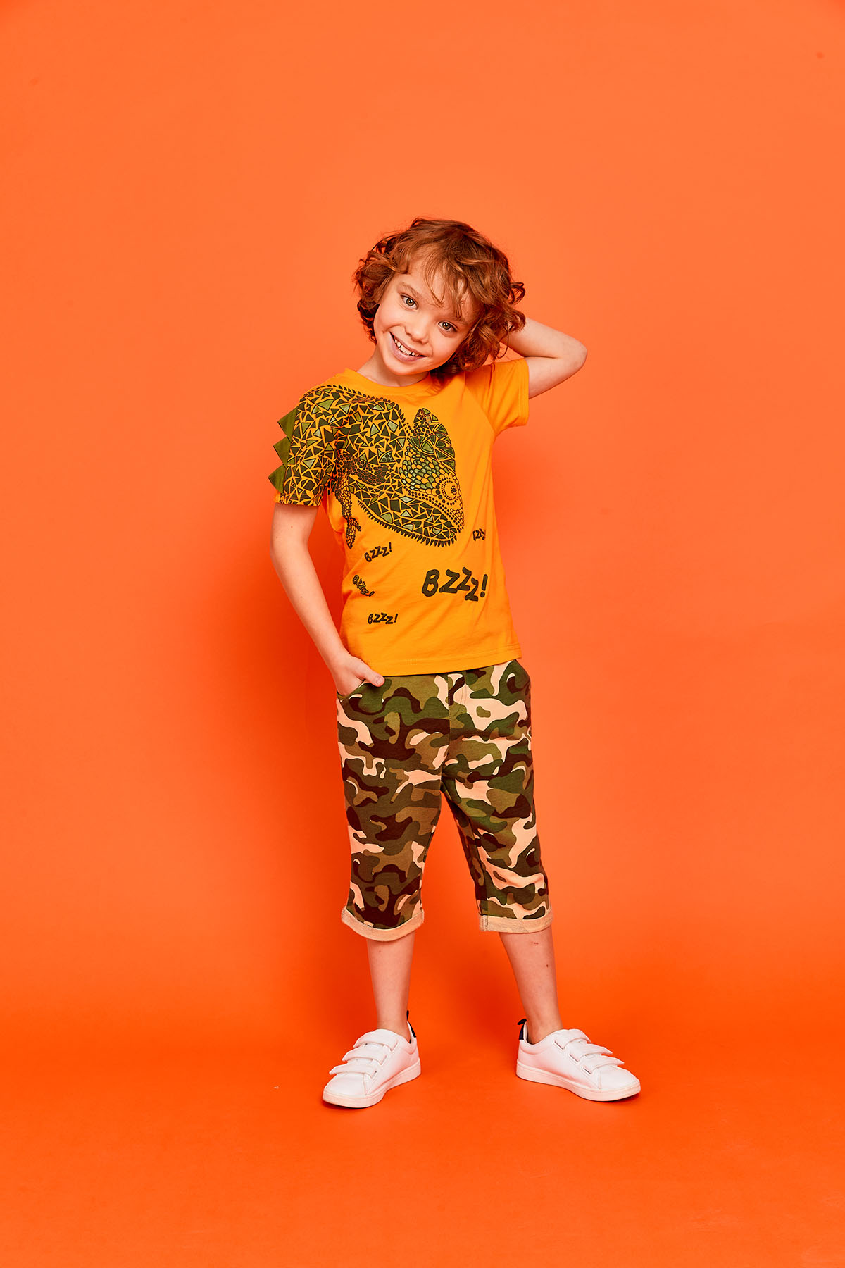 Футболка для мальчика "Chameleon", Juno 2