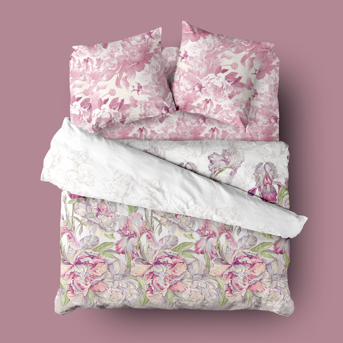 Постельное бельё Mia Cara Царство пионов 2/2 0