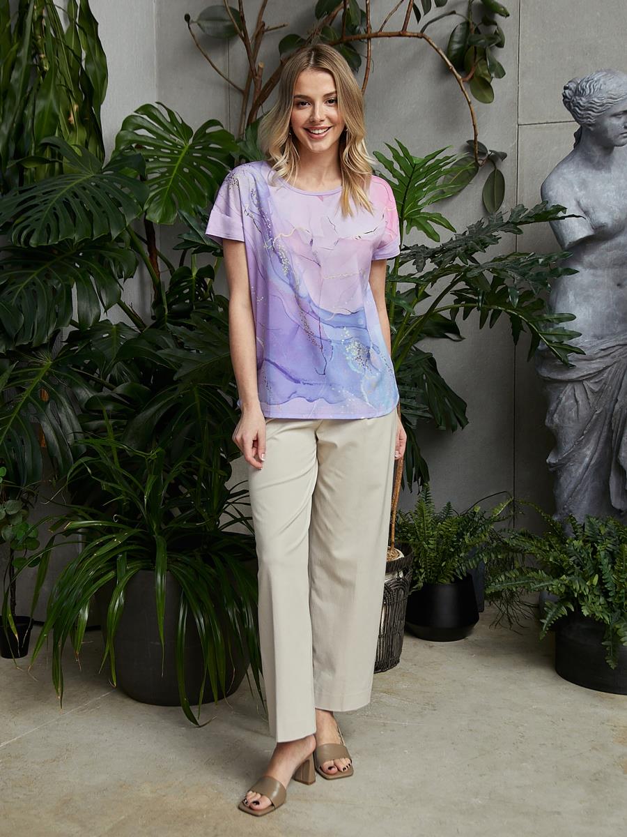 Туника TOUCH THE SUMMER, Лиловый, BeGood 3