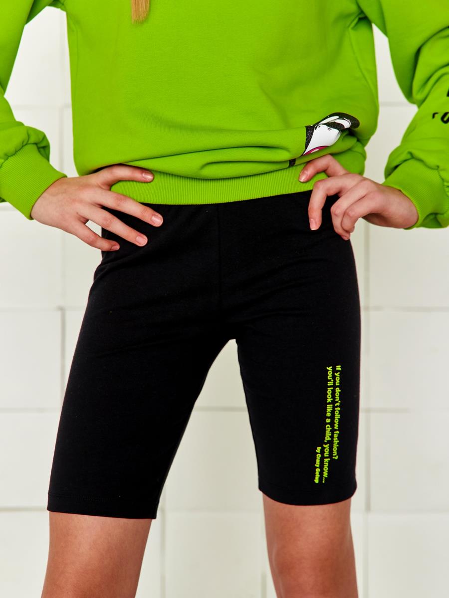 Шорты Soft lines Черный, Crazy Getup 1