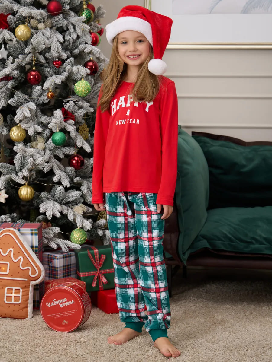 Пижама Juno Клетка 0