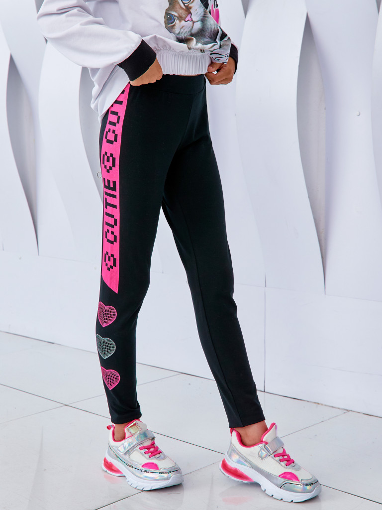 Лосины "IN MY BLOG", черный, Juno 3