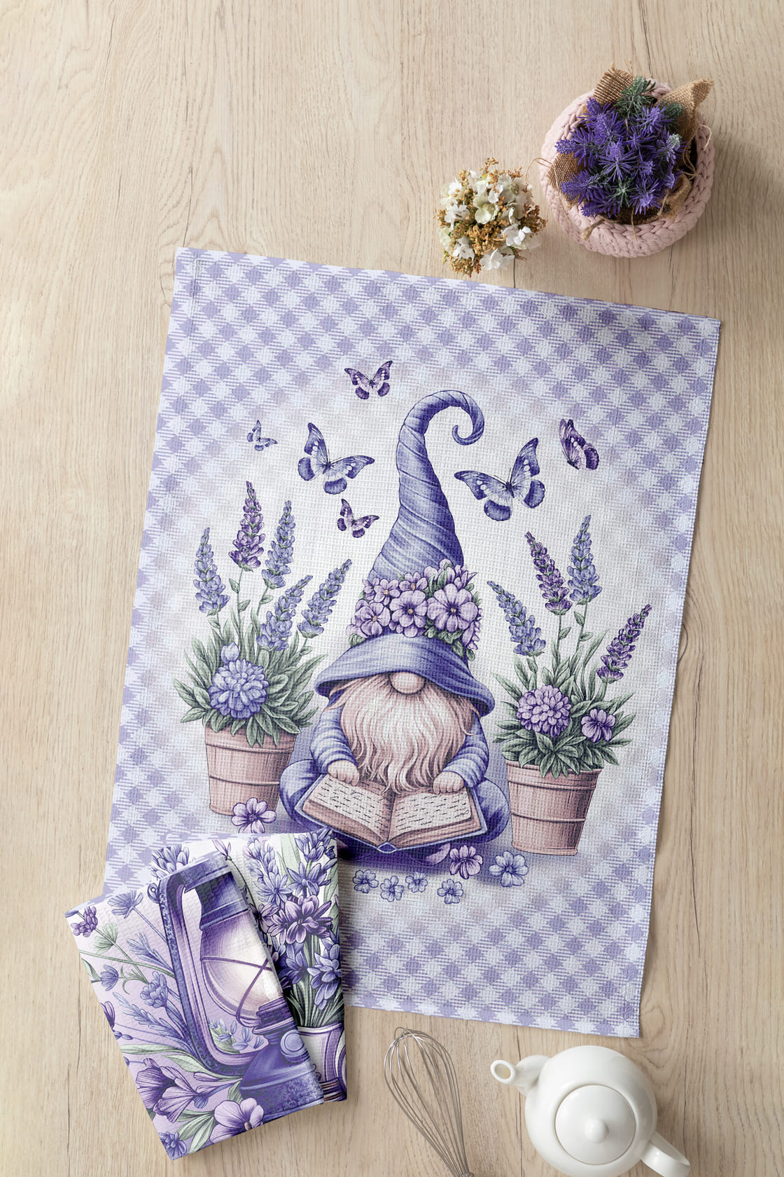 Комплект полотенец Mia Cara Лавандовый гном 3