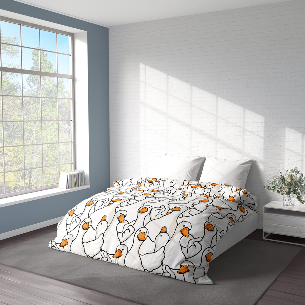 Постельное бельё Crazy Getup Гусь-обнимусь 1