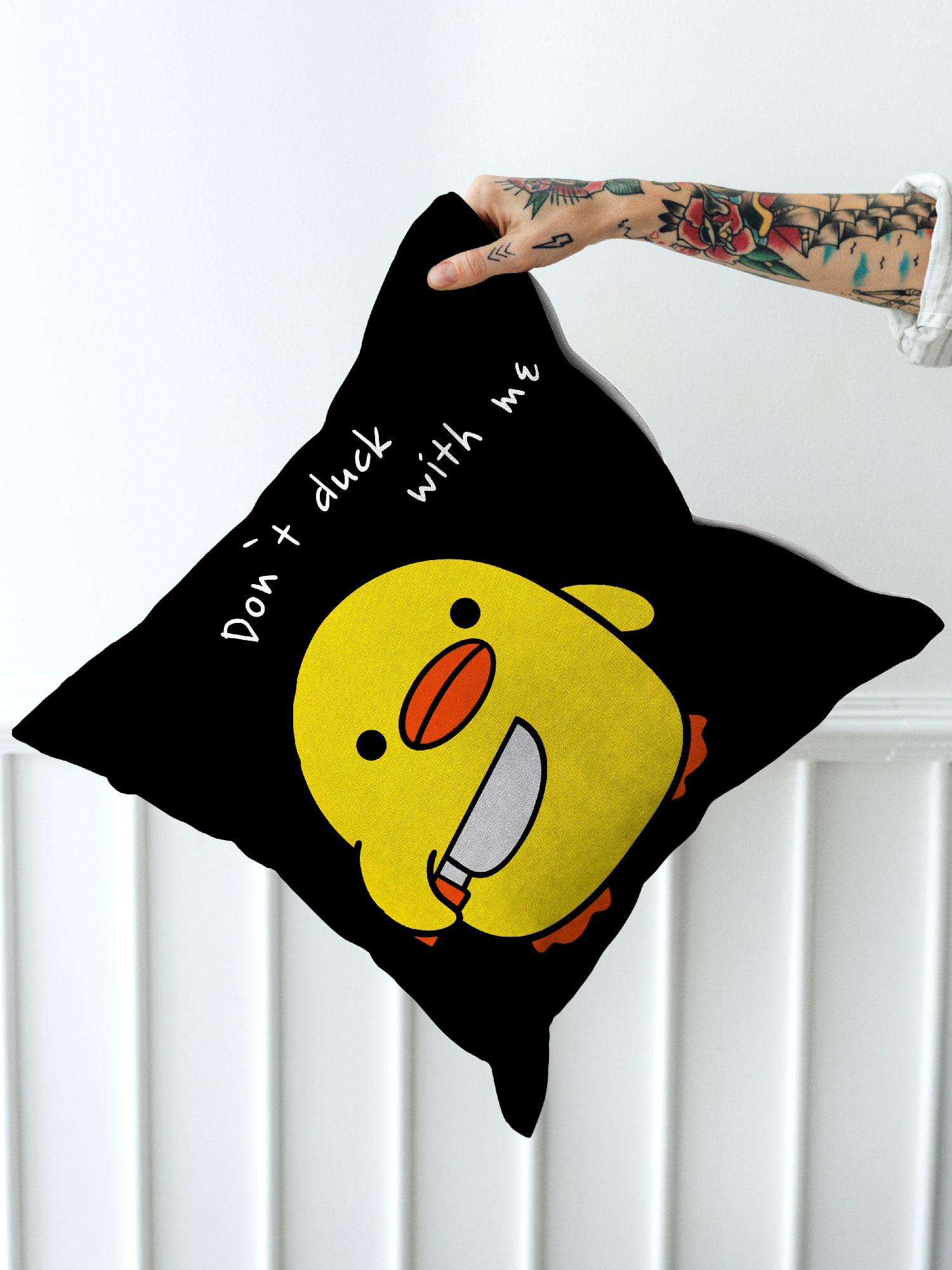 Подушка декоративная Crazy Getup Danger duck 0