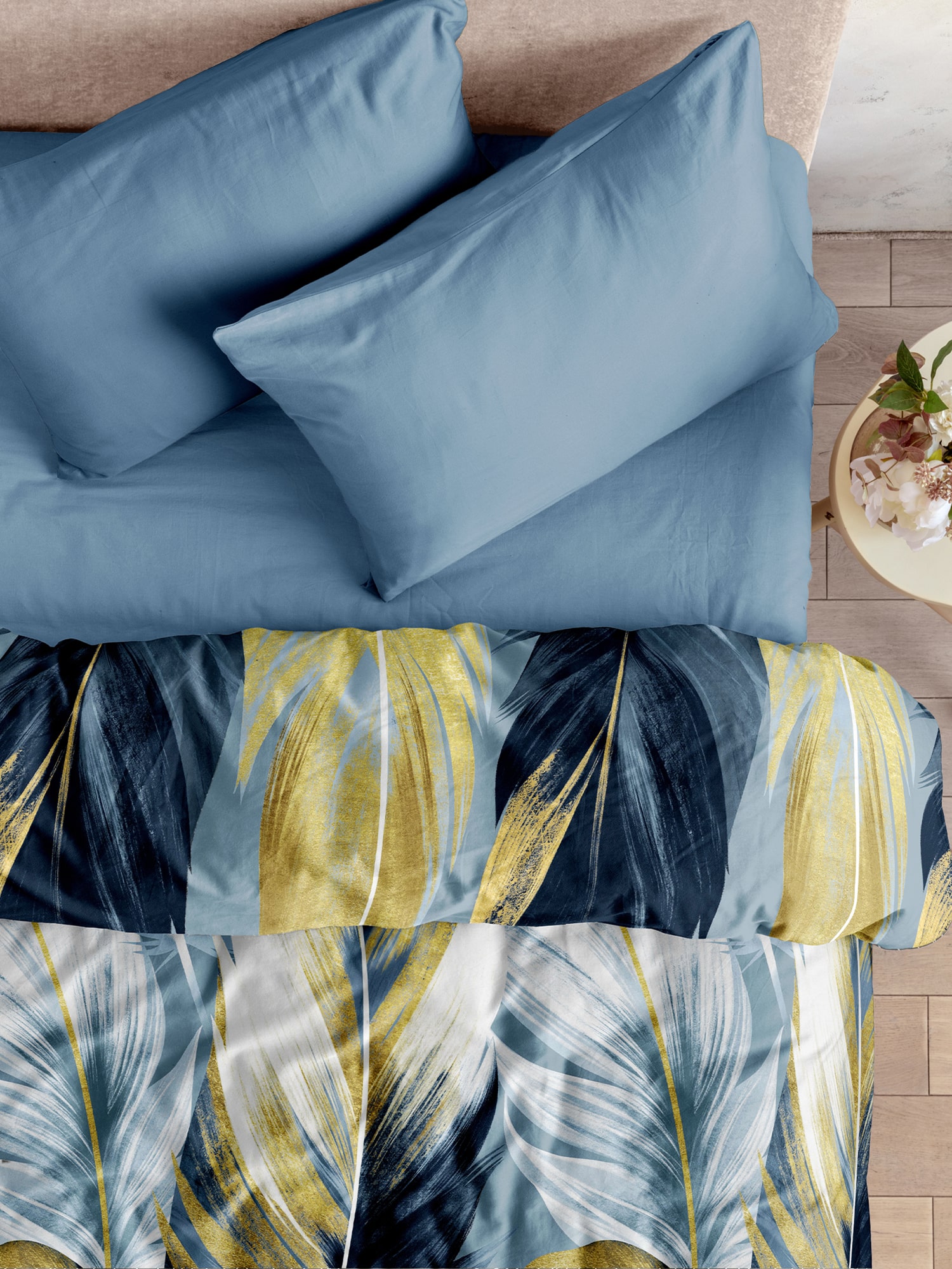 Постельное бельё Унисон Golden feathers 1