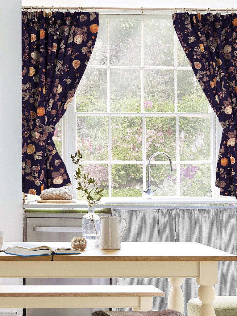 Комплект штор с подхватами "Juicy Fruit", Mia Cara 1