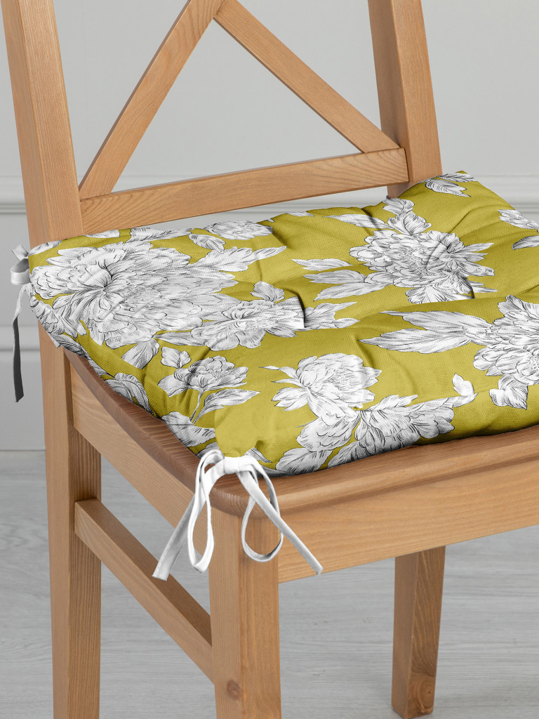 Комплект подушек на стул с тафтингом "Bottega Verde", Mia Cara 3