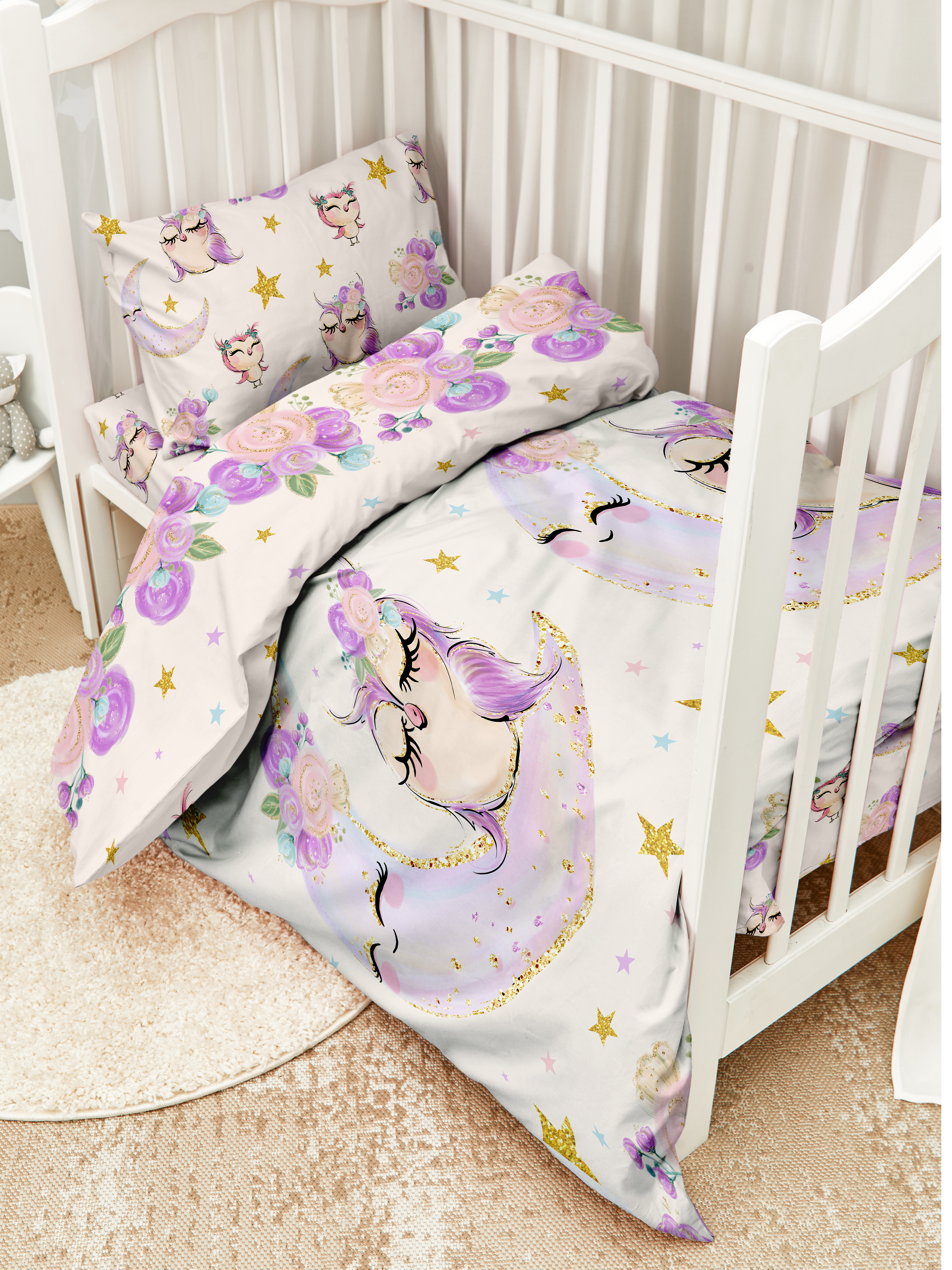 Постельное бельё Juno Owls 2