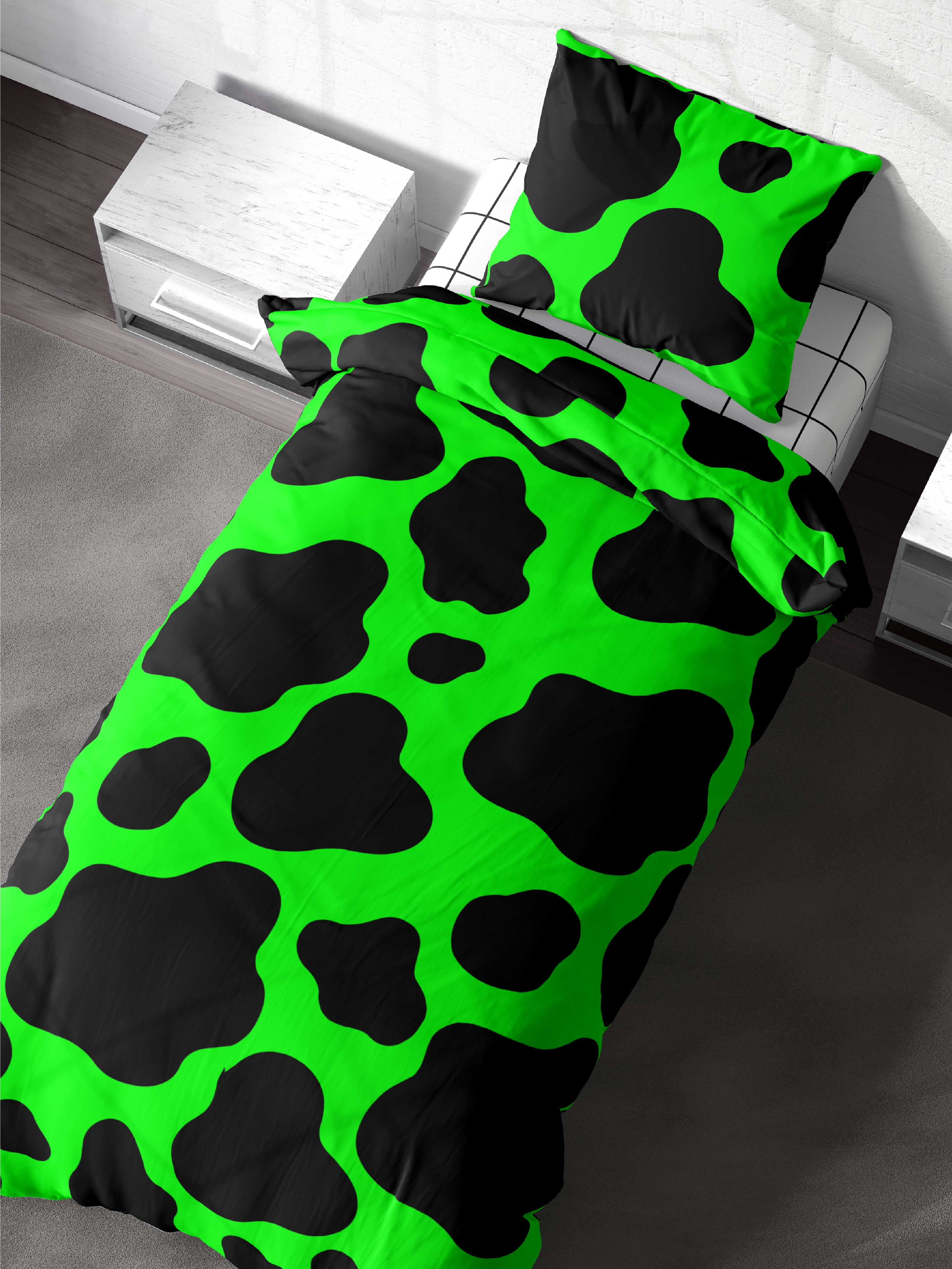 

Постельное белье Green cow, Зеленый