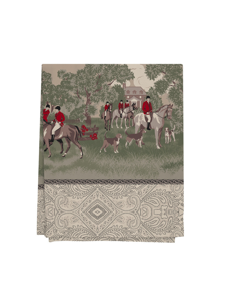 Скатерть рогожка "British club", Унисон 4