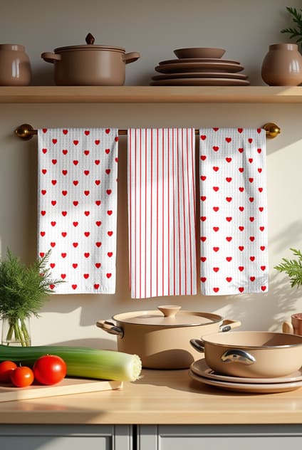 Комплект полотенец Mia Cara Сердца 0